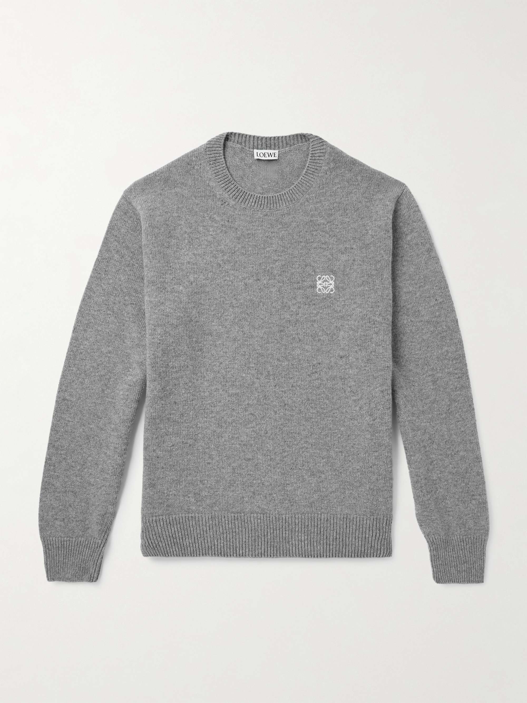 Anagram Logo-Embroidered Wool Sweater view