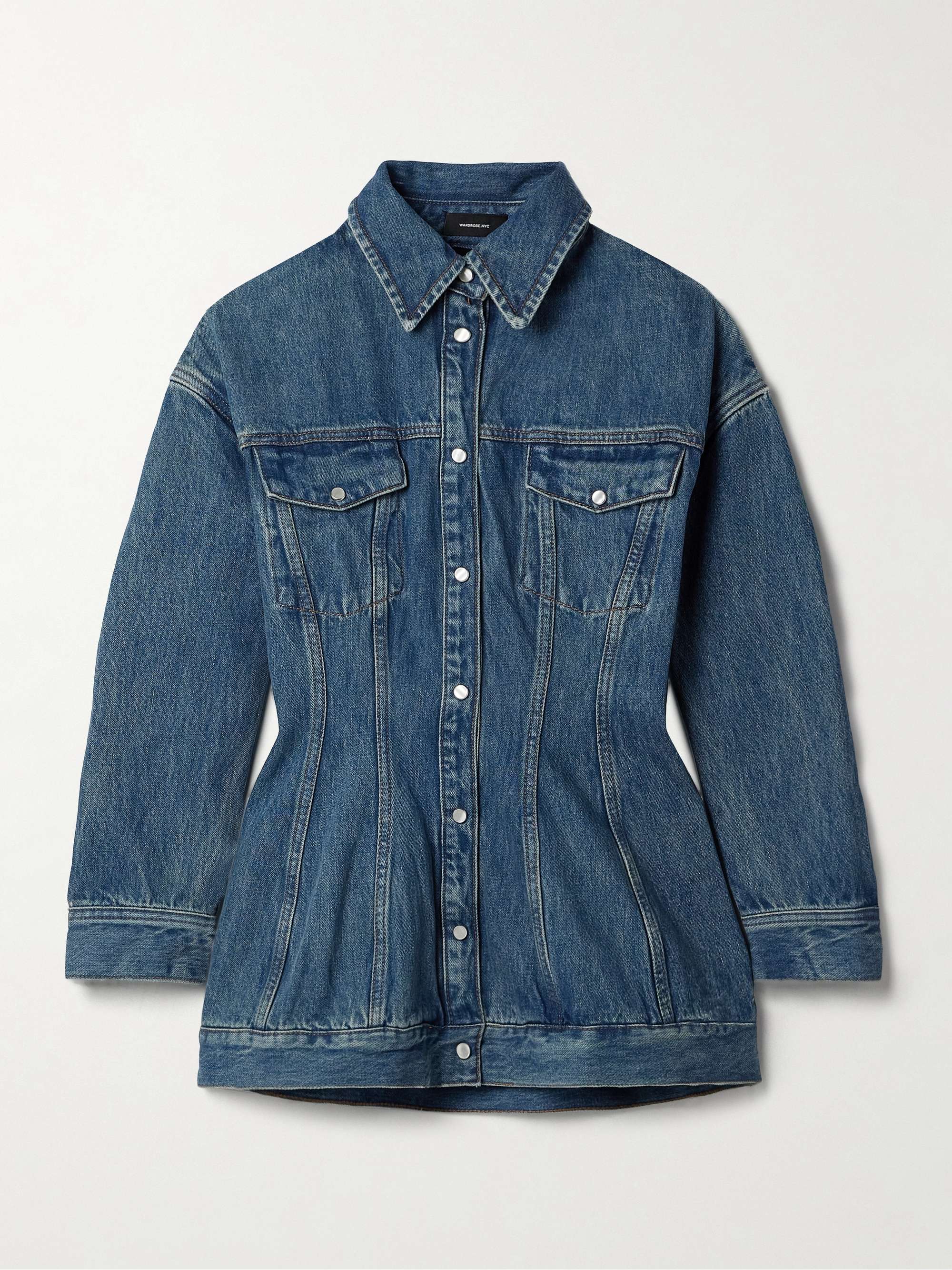 Contour denim jacket view