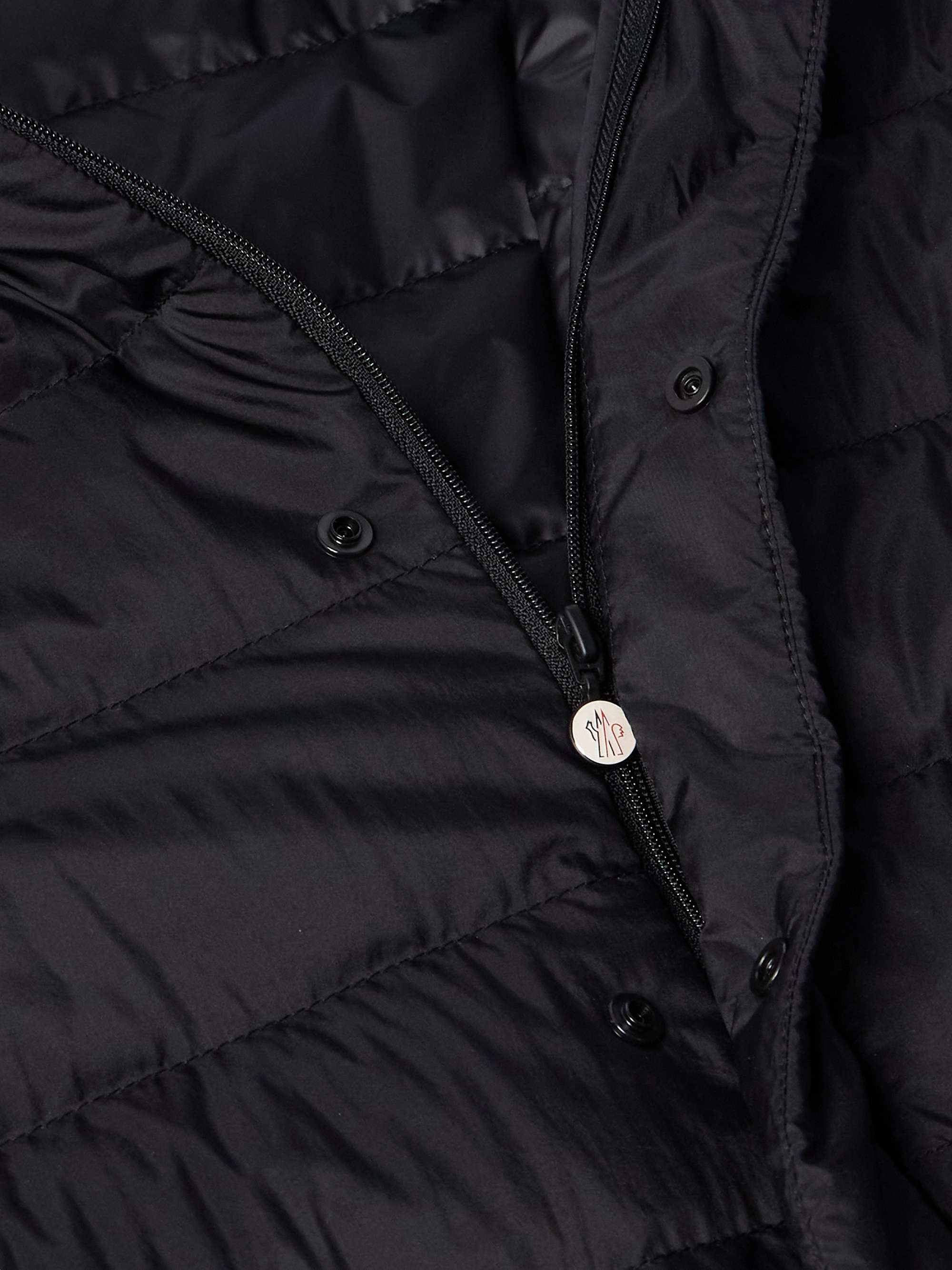 Slim-Fit Logo-Appliquéd Padded Shell Down Jacket view