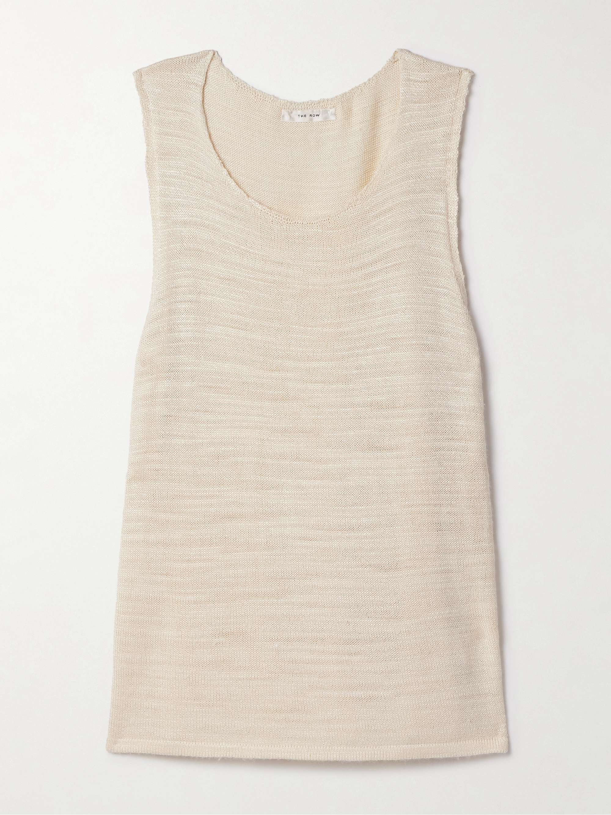 Juyah open-knit silk tank view