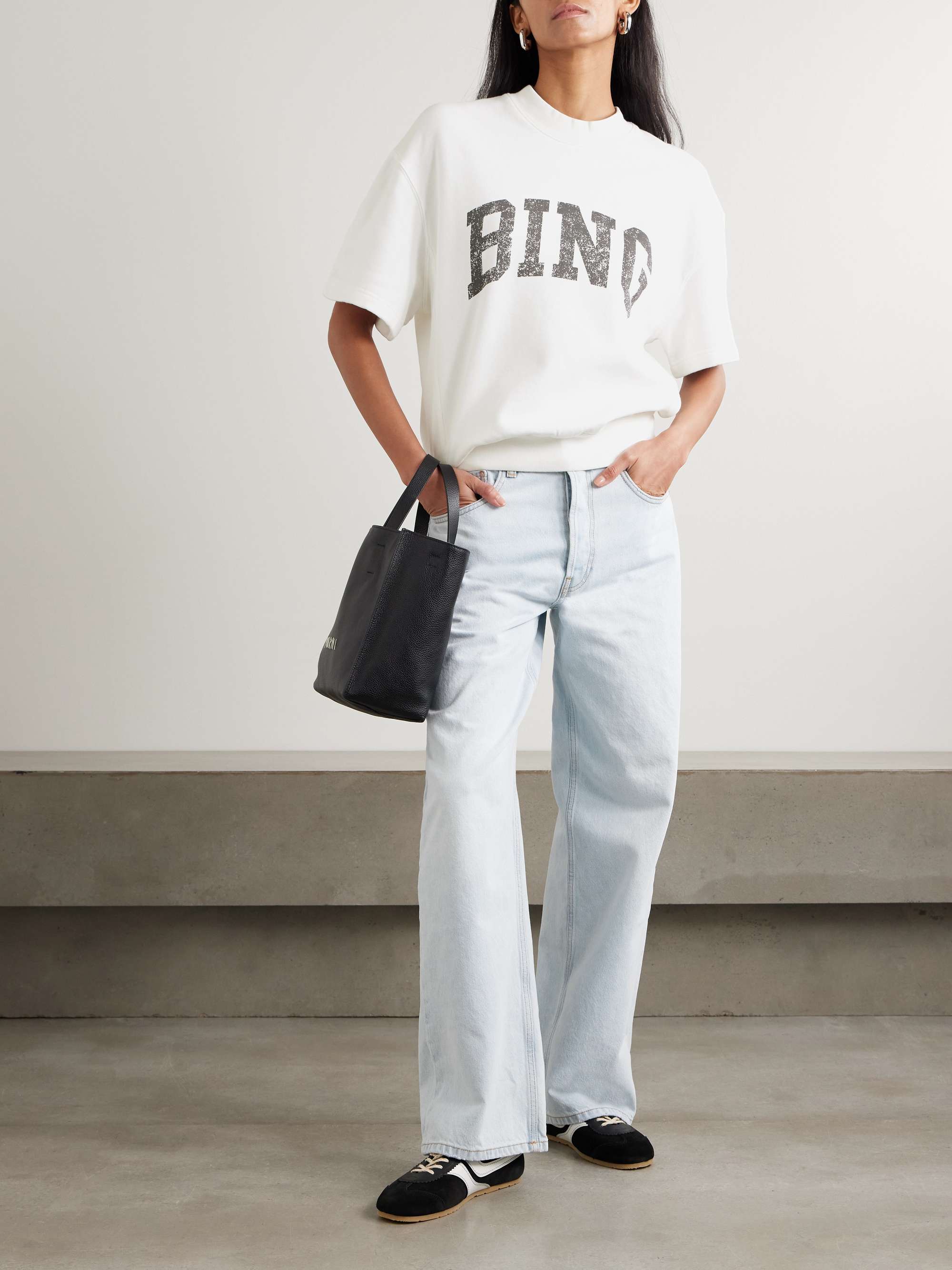 Jay printed cotton-jersey sweatshirt view