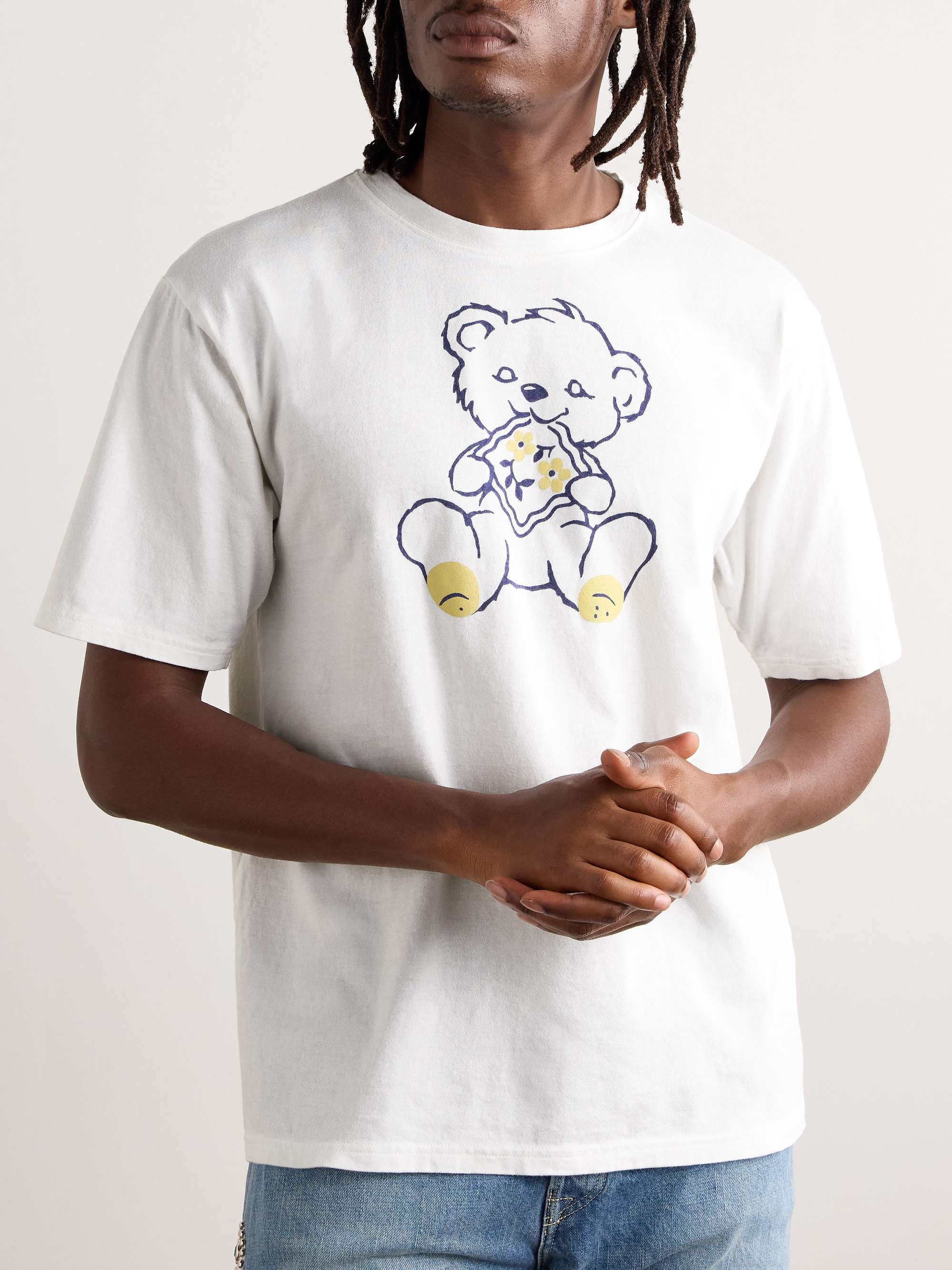 Peckish Little Bear Printed Cotton-Jersey T-Shirt view
