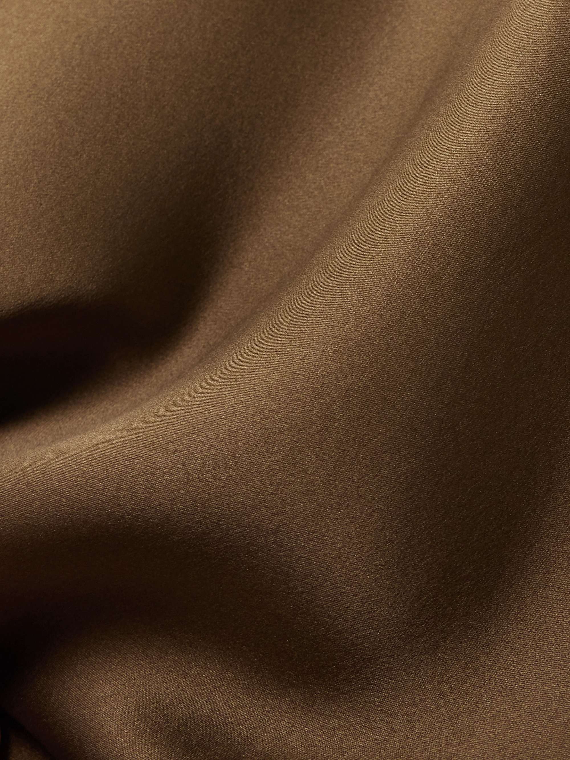 Silk-satin maxi skirt view