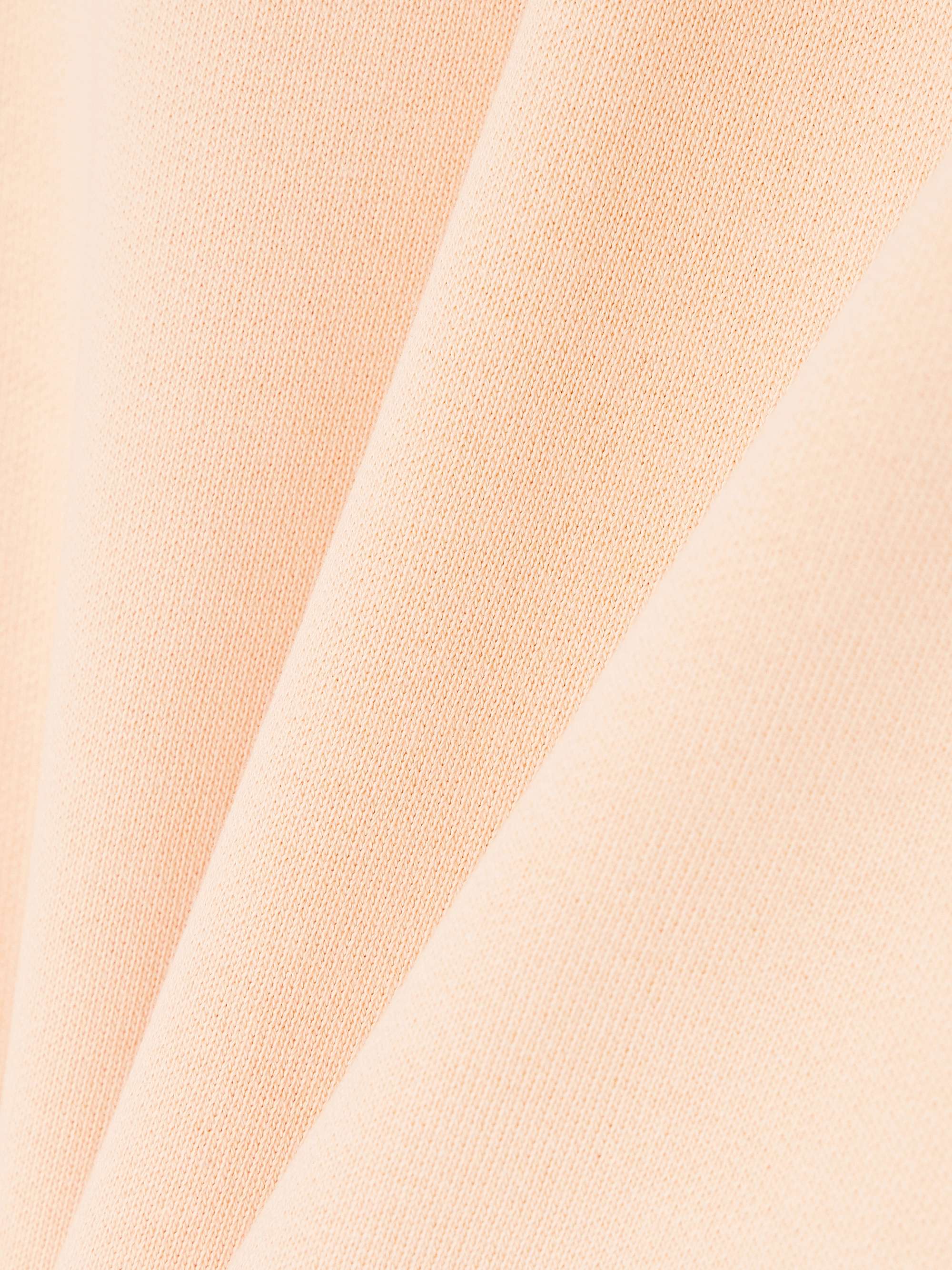 Oversized gathered cotton sweater view