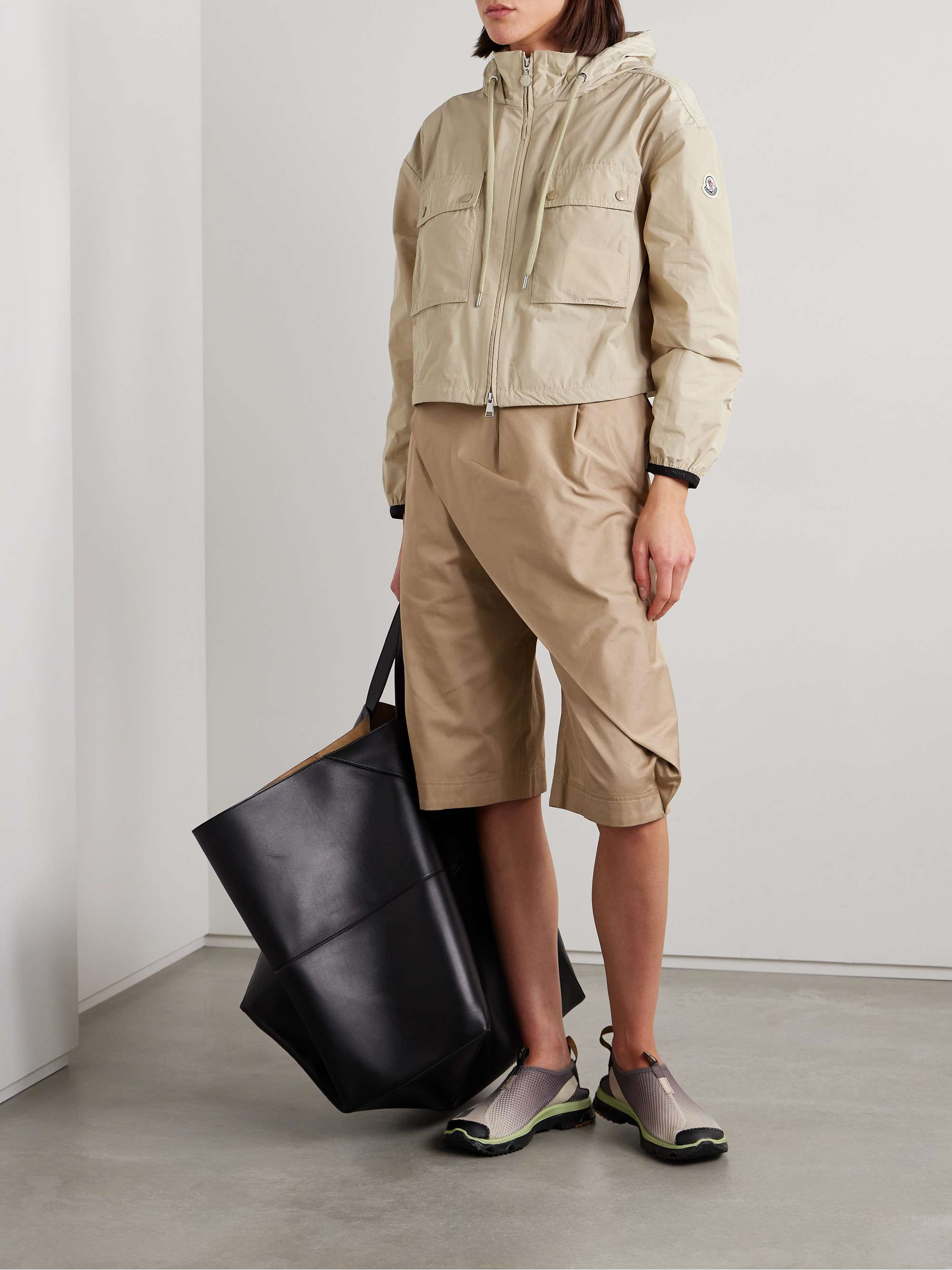 Leda coated-poplin jacket view