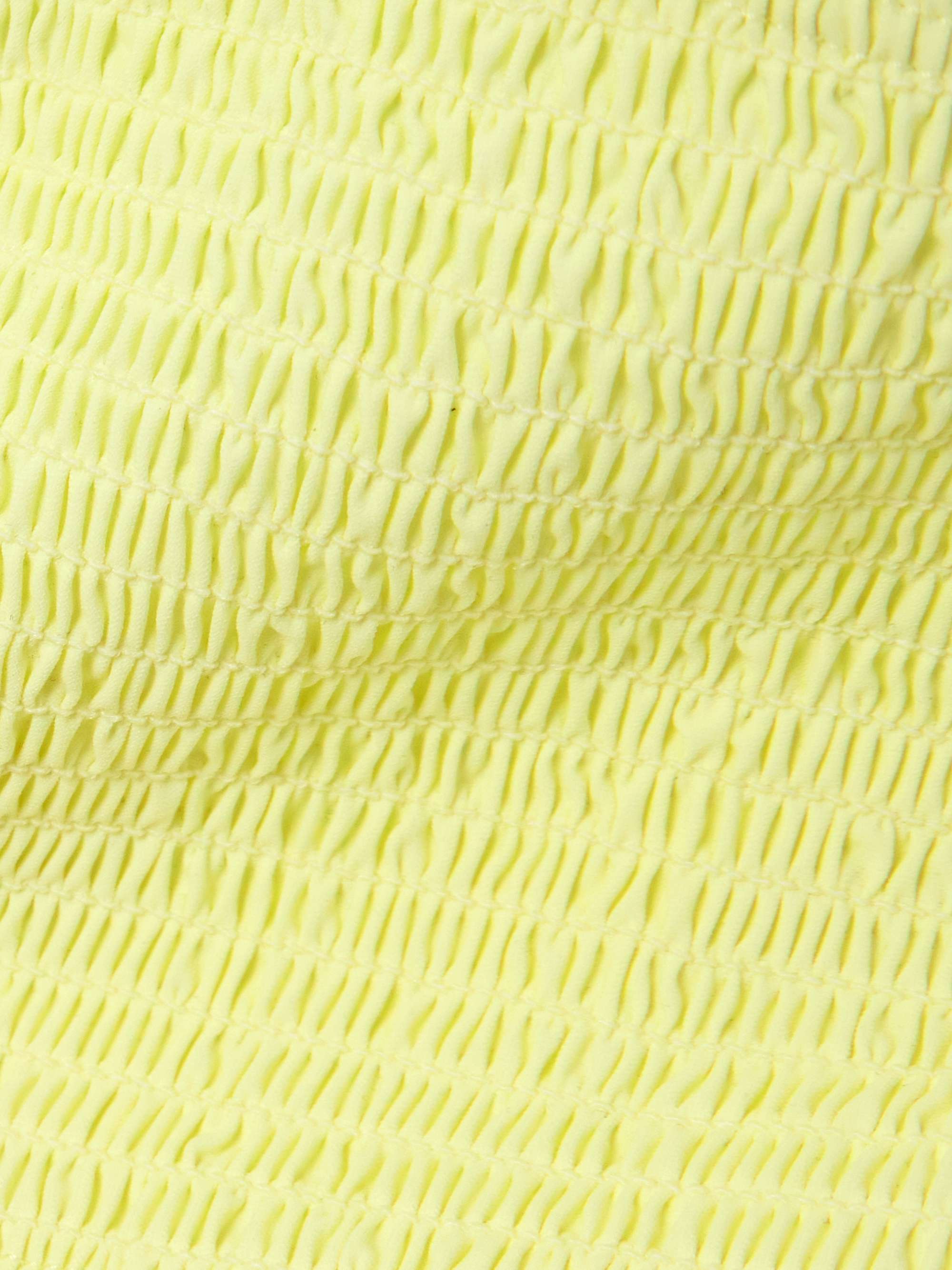 Shirred high-rise bikini briefs view