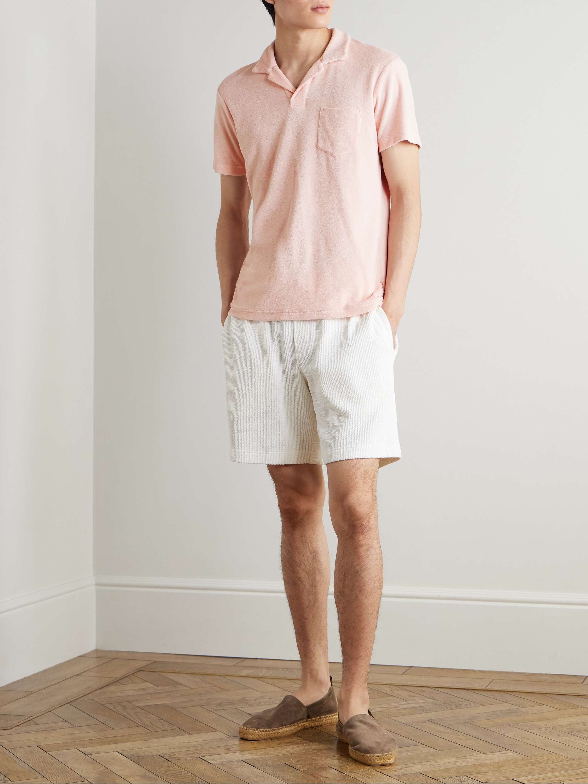 Organic Cotton-Terry Polo Shirt view