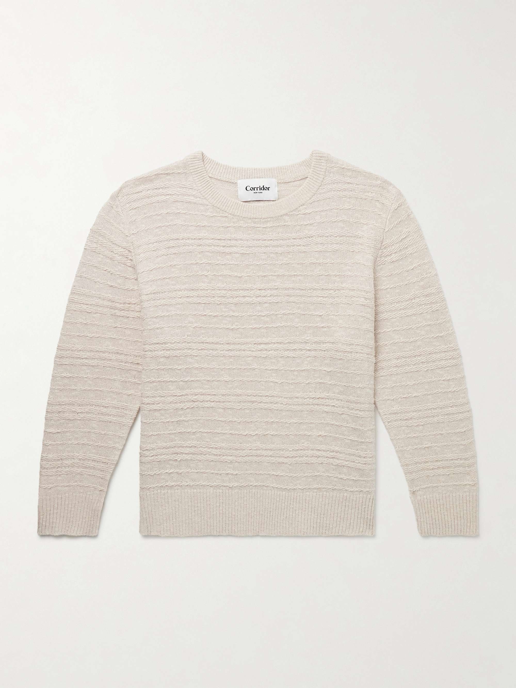 Cotton, Linen and Silk-Blend Sweater view