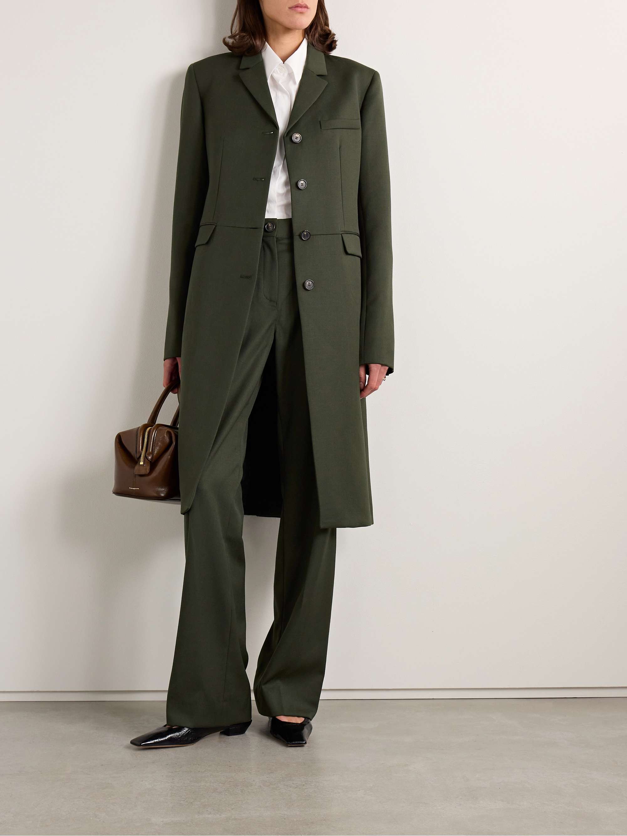 Manon grain de poudre wool and cashmere-blend coat view