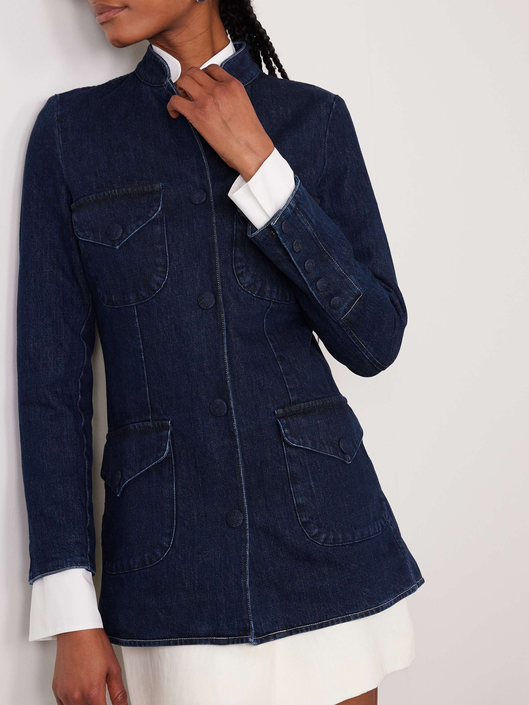 Raja denim jacket view
