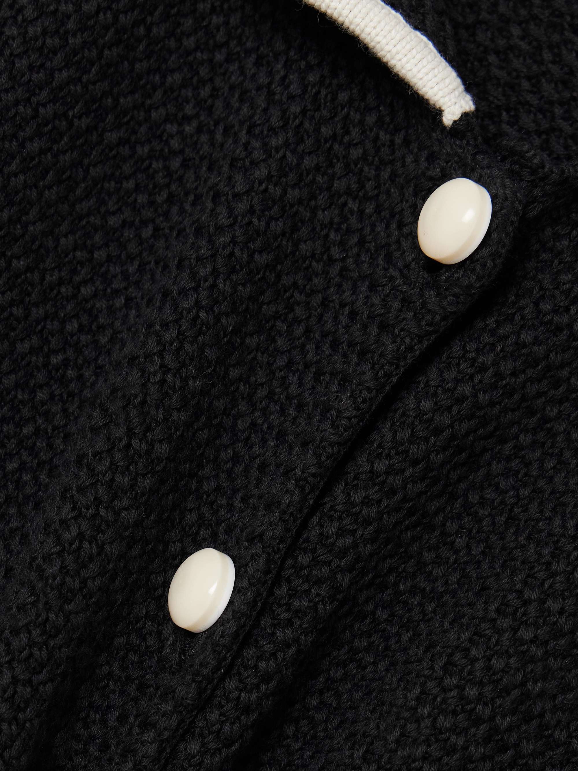 Fabienne two-tone cotton cardigan view