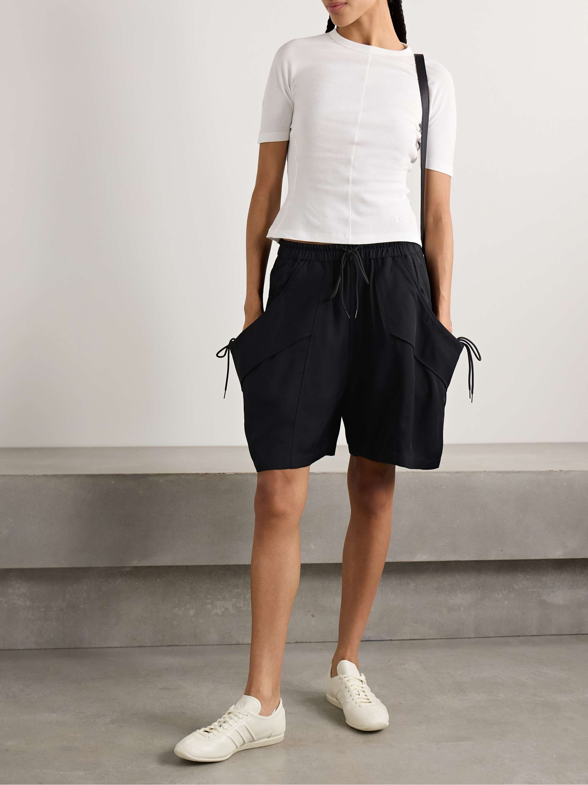 + Y-3 twill shorts view
