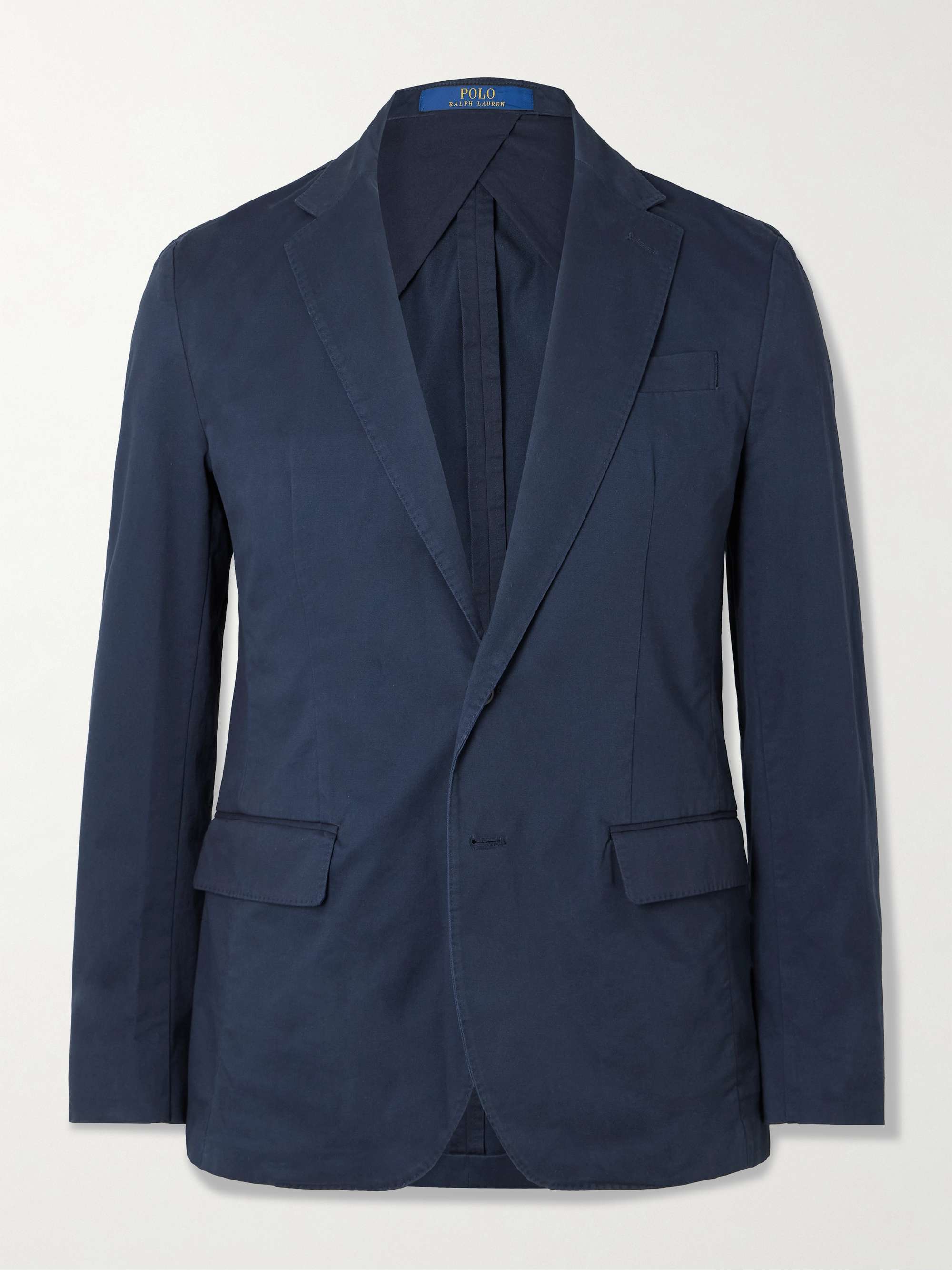 Cotton-Blend Twill Suit Jacket view
