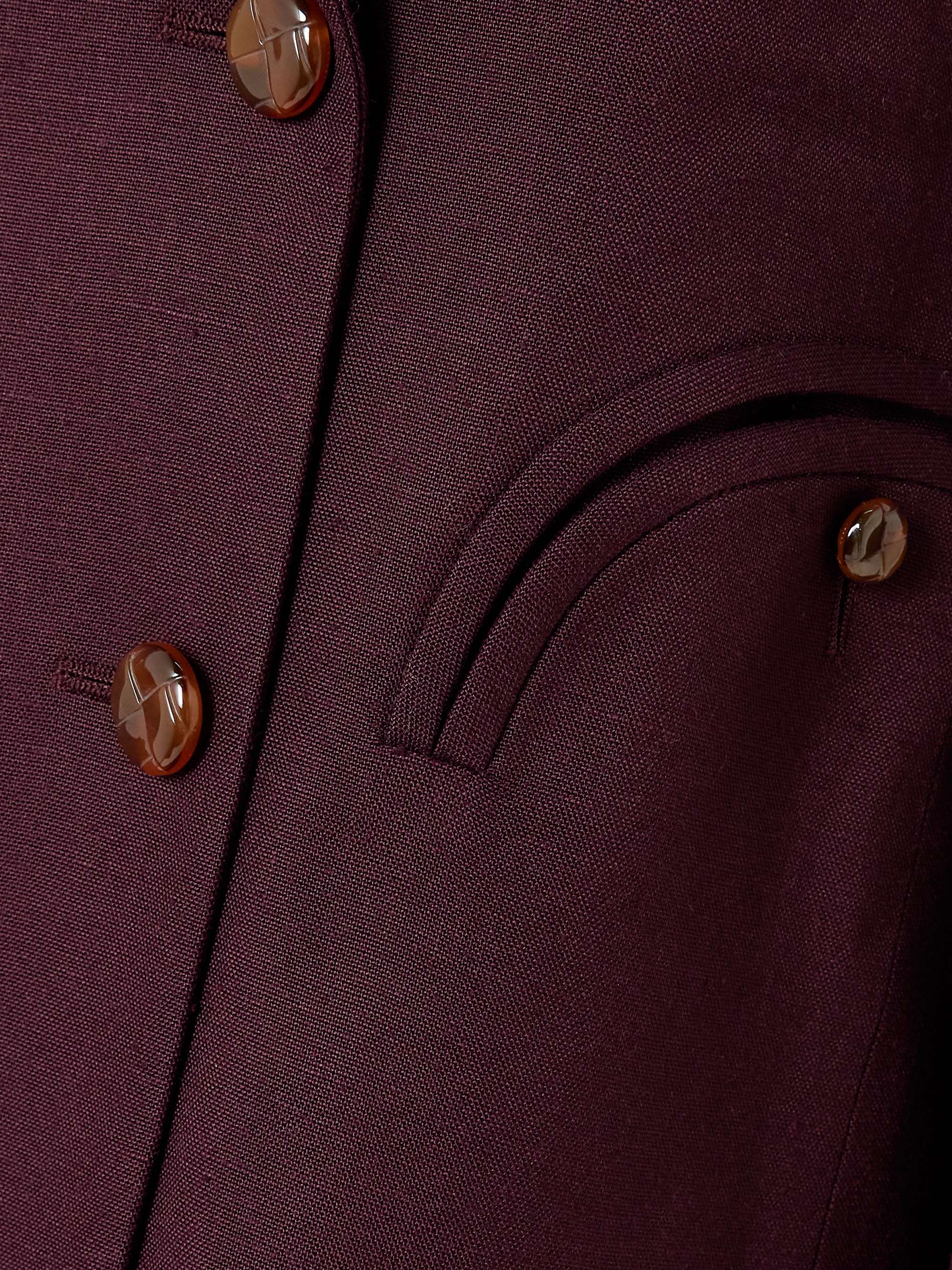Misaka double-breasted woven blazer view
