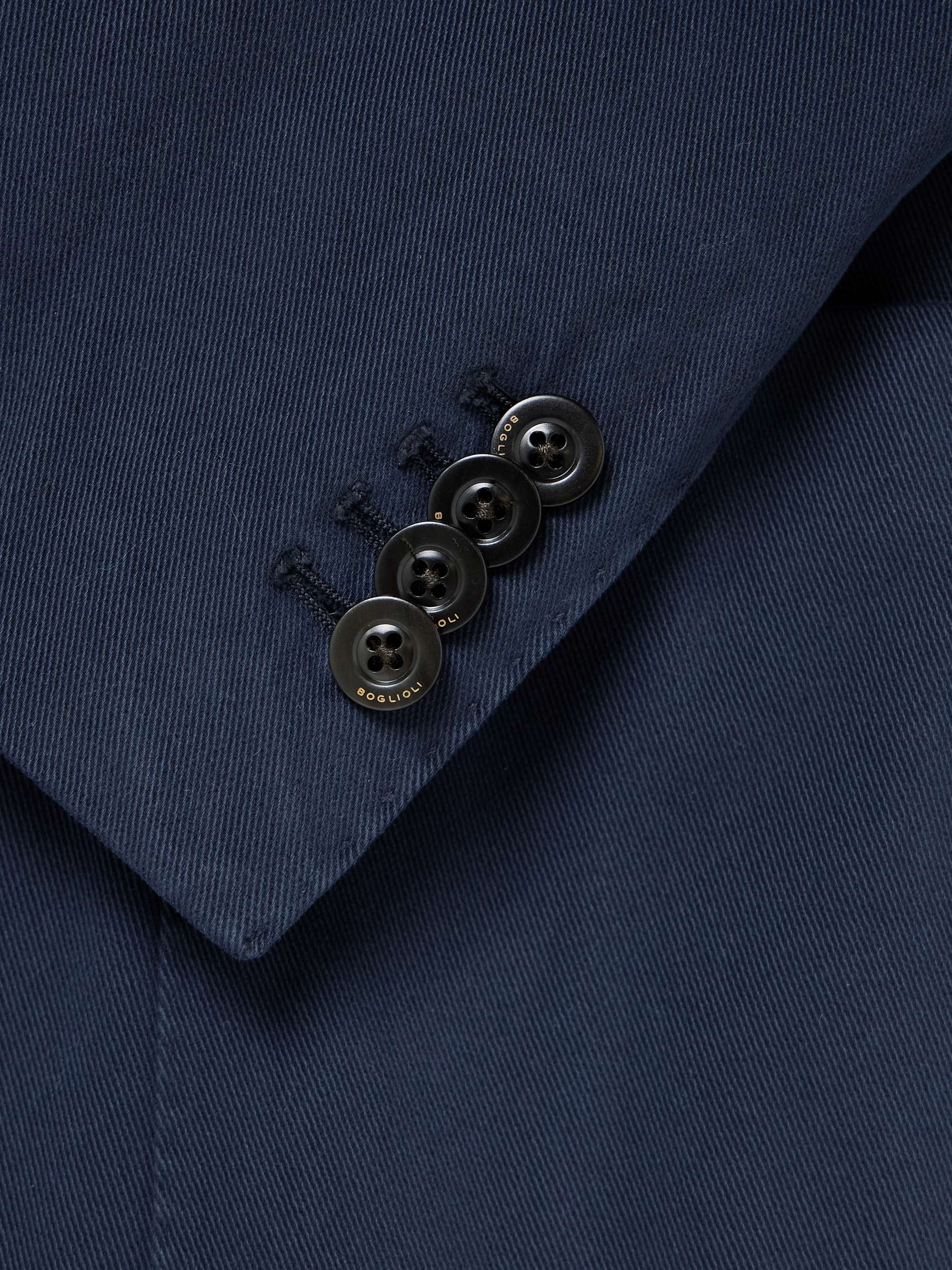 Garment-Dyed Cotton-Blend Twill Suit Jacket view