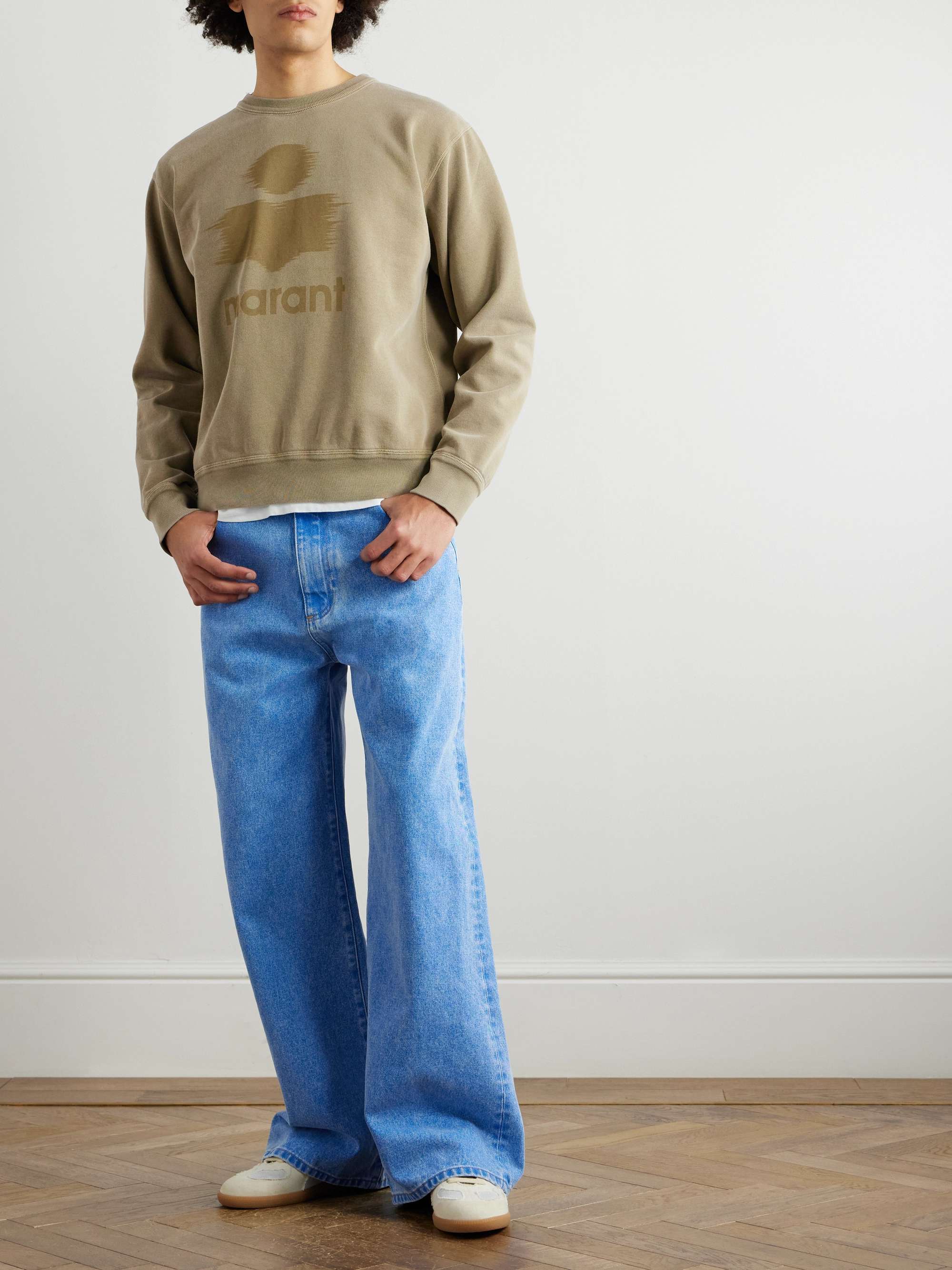Mikoy Logo-Print Cotton-Blend Jersey Sweatshirt view