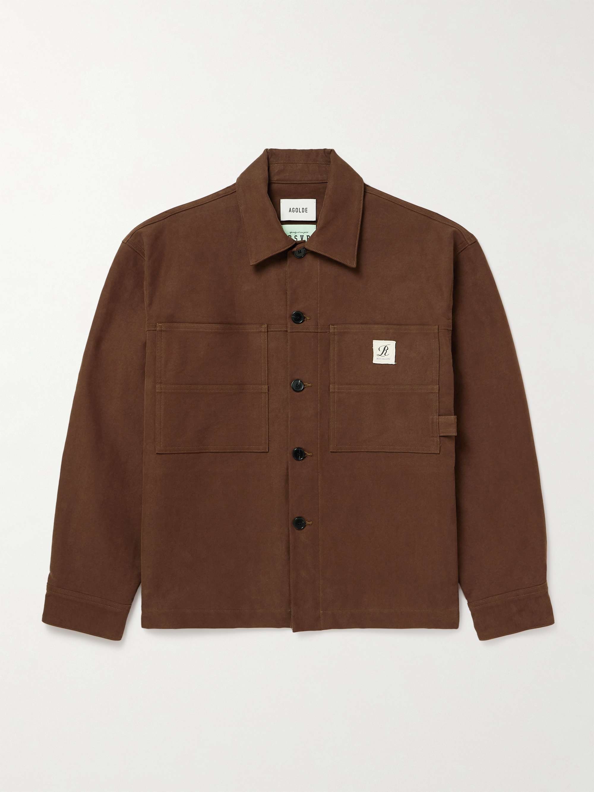 + RSVP GALLERY Erving Appliquéd Cotton-Canvas Jacket view