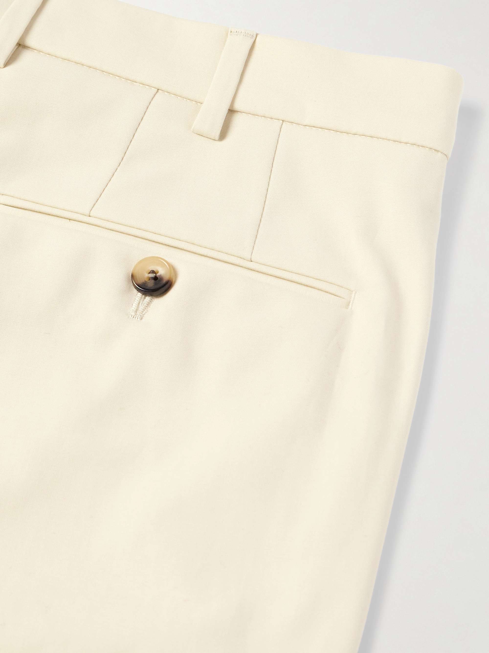Carlo Hyannis Tapered Cotton-Blend Trousers view
