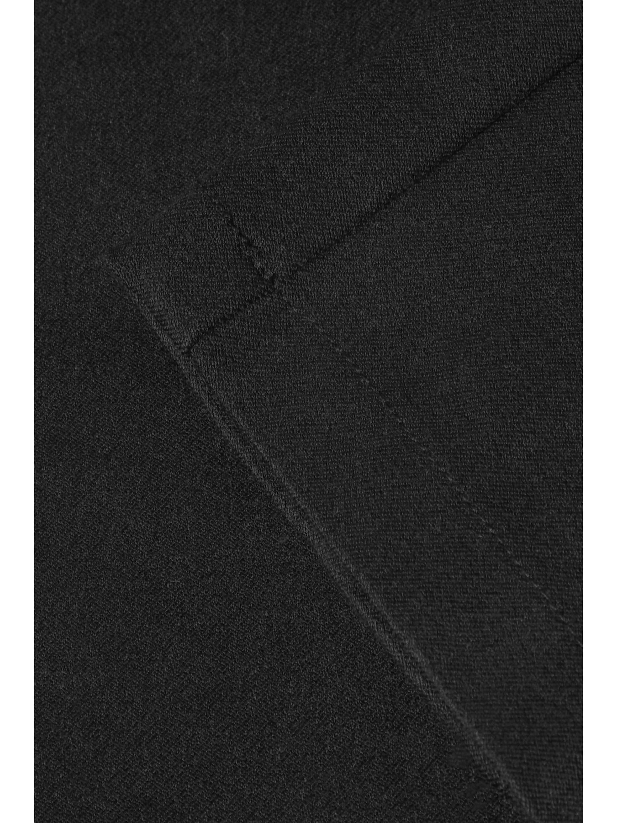 Stretch-garbardine leggings view