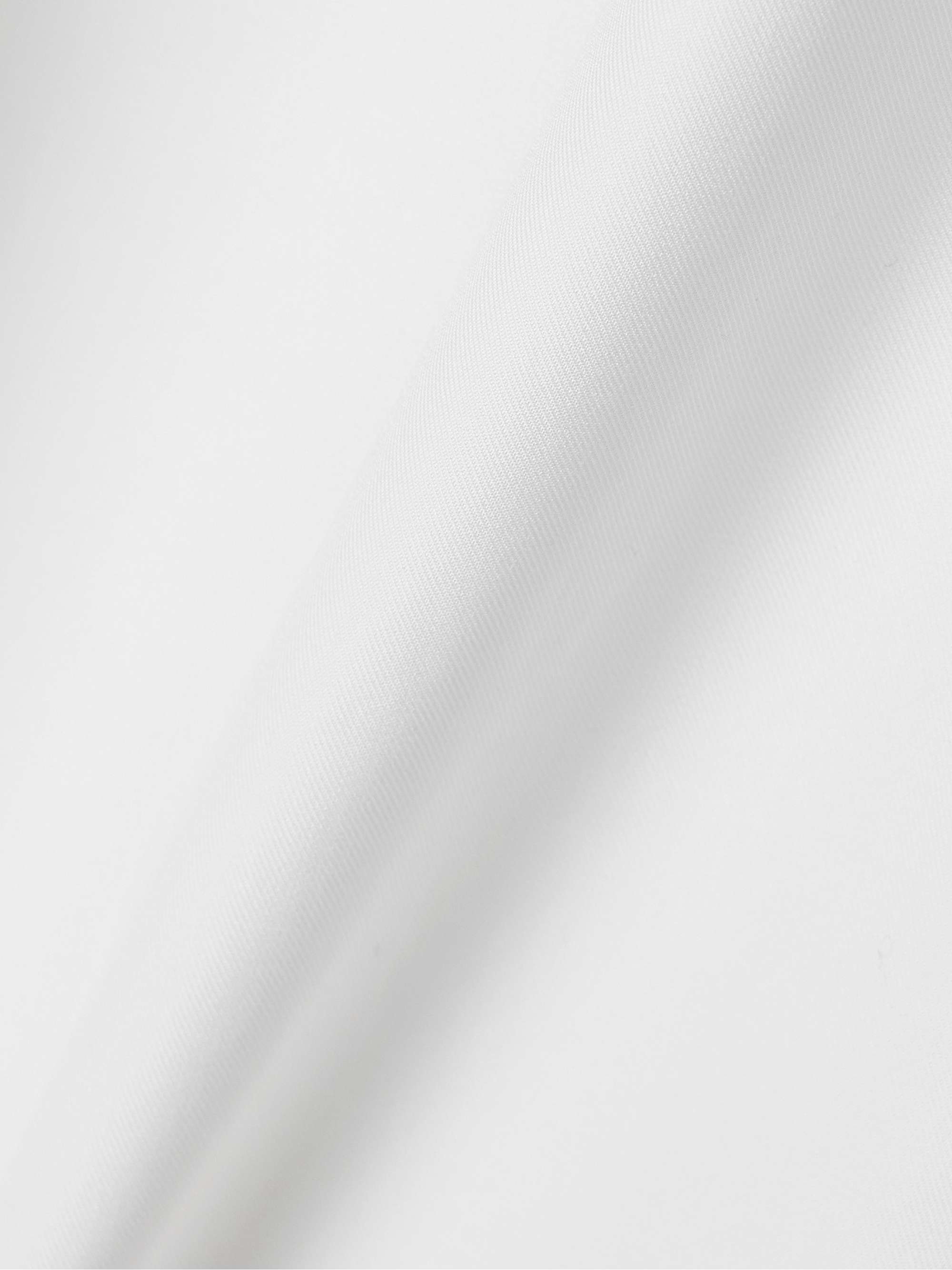 Cotton-sateen wide-leg pants view