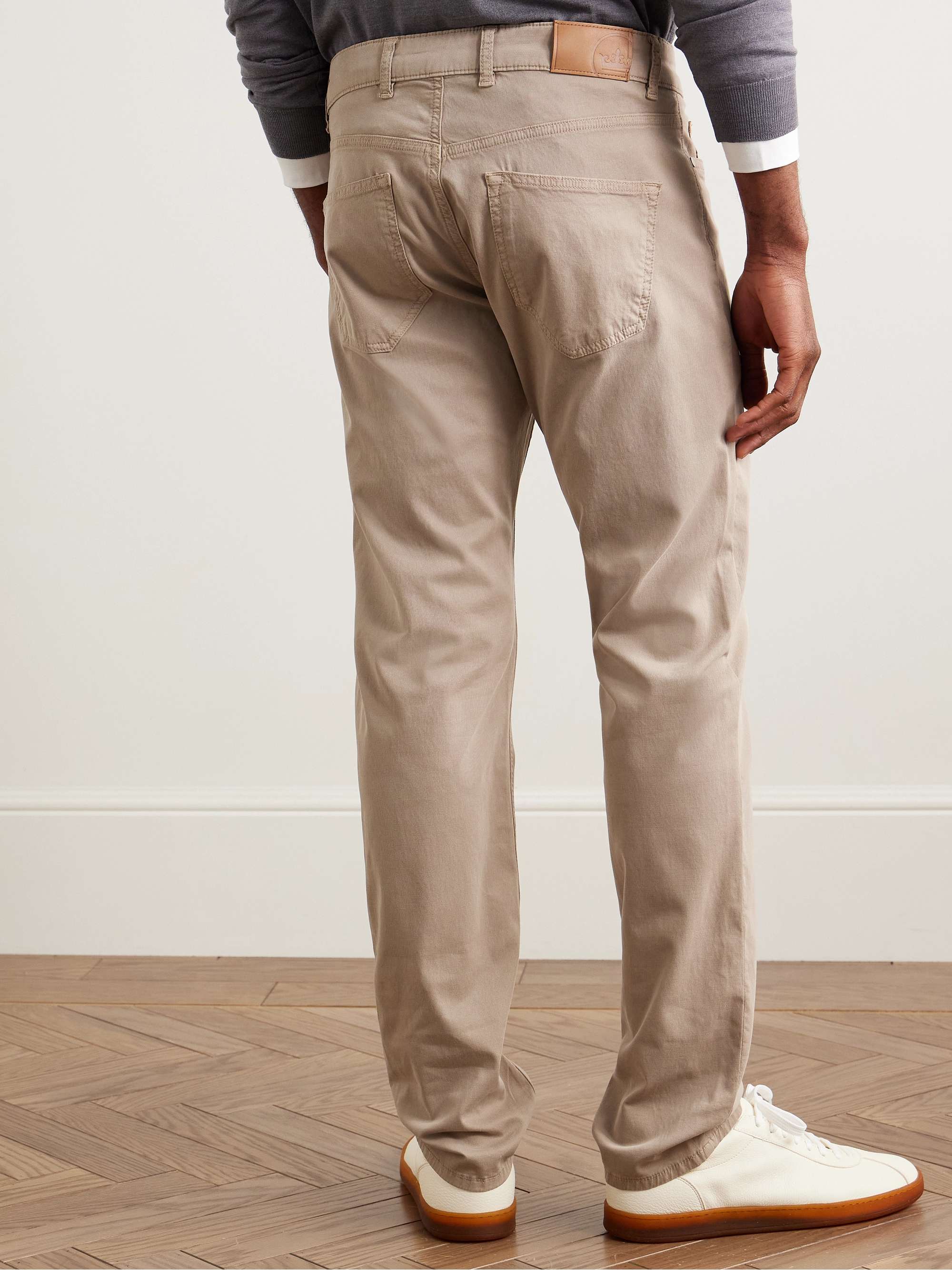 Wayfare Slim-Fit Stretch-TENCEL™ and Cotton-Blend Twill Trousers view