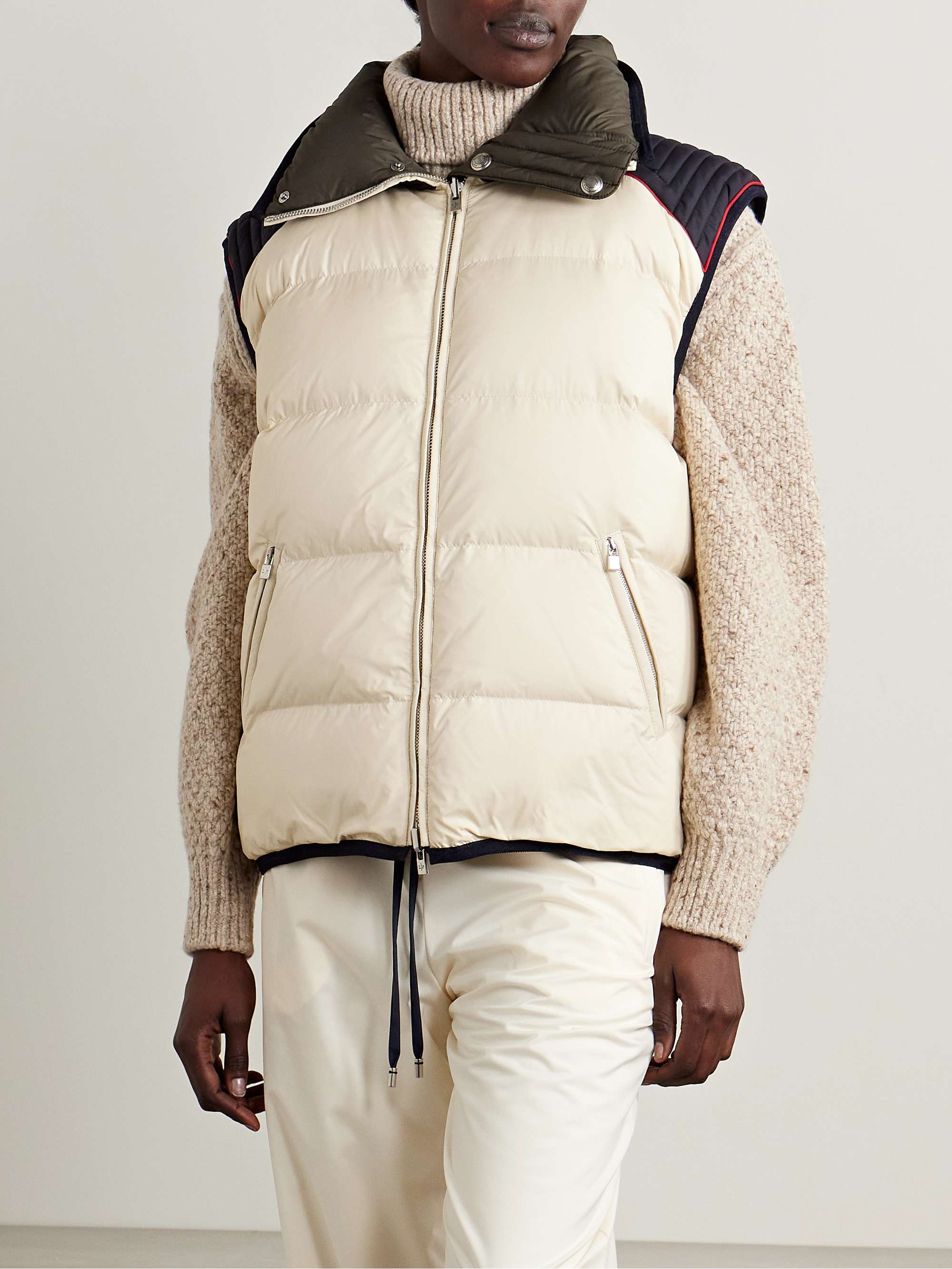 Andry reversible two-tone quilted shell down vest view