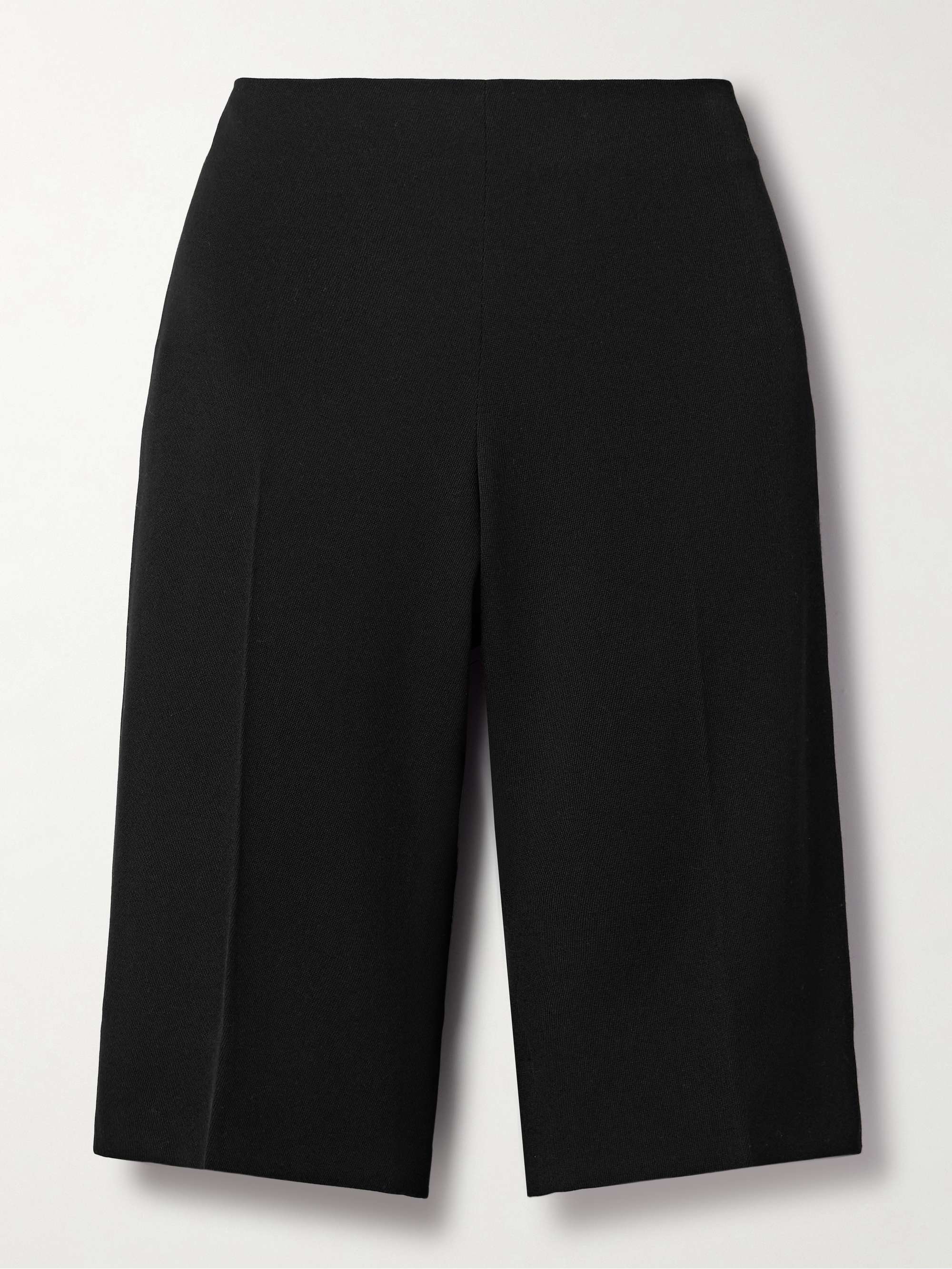 Juna wool and silk-blend twill shorts view