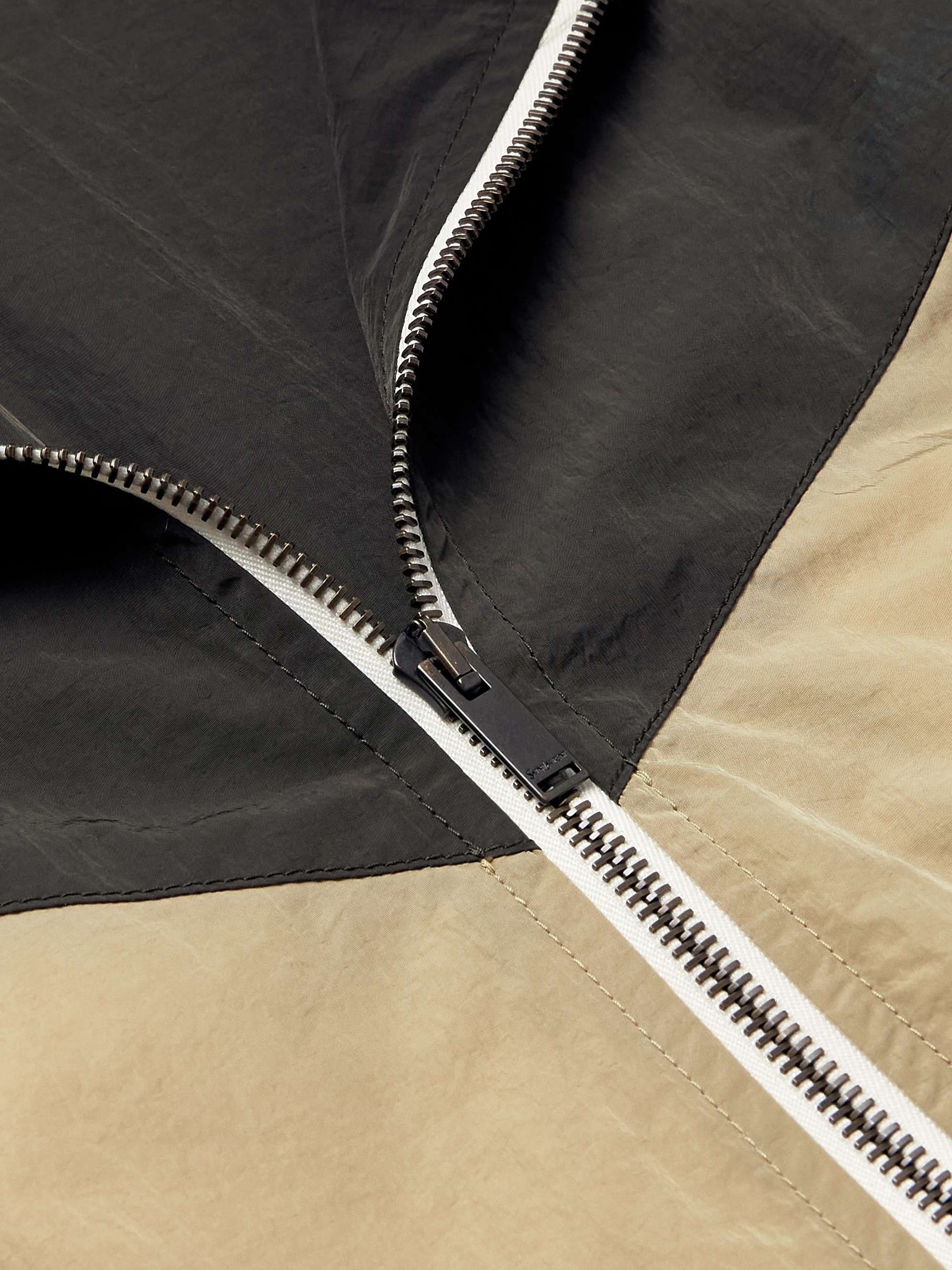 Logo-Print Panelled Shell Track Jacket view