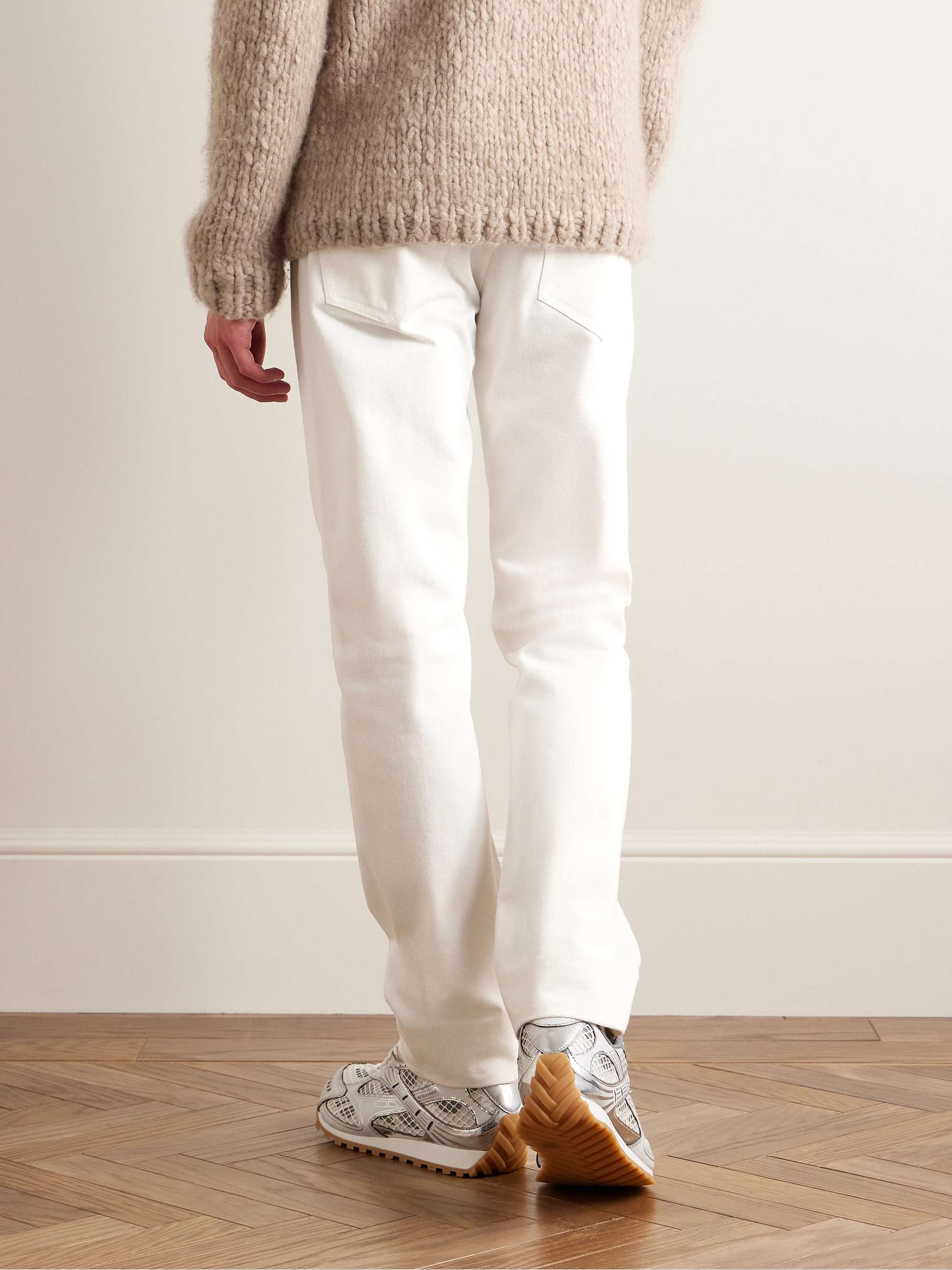 Anthony Slim-Fit Straight-Leg Organic Jeans view