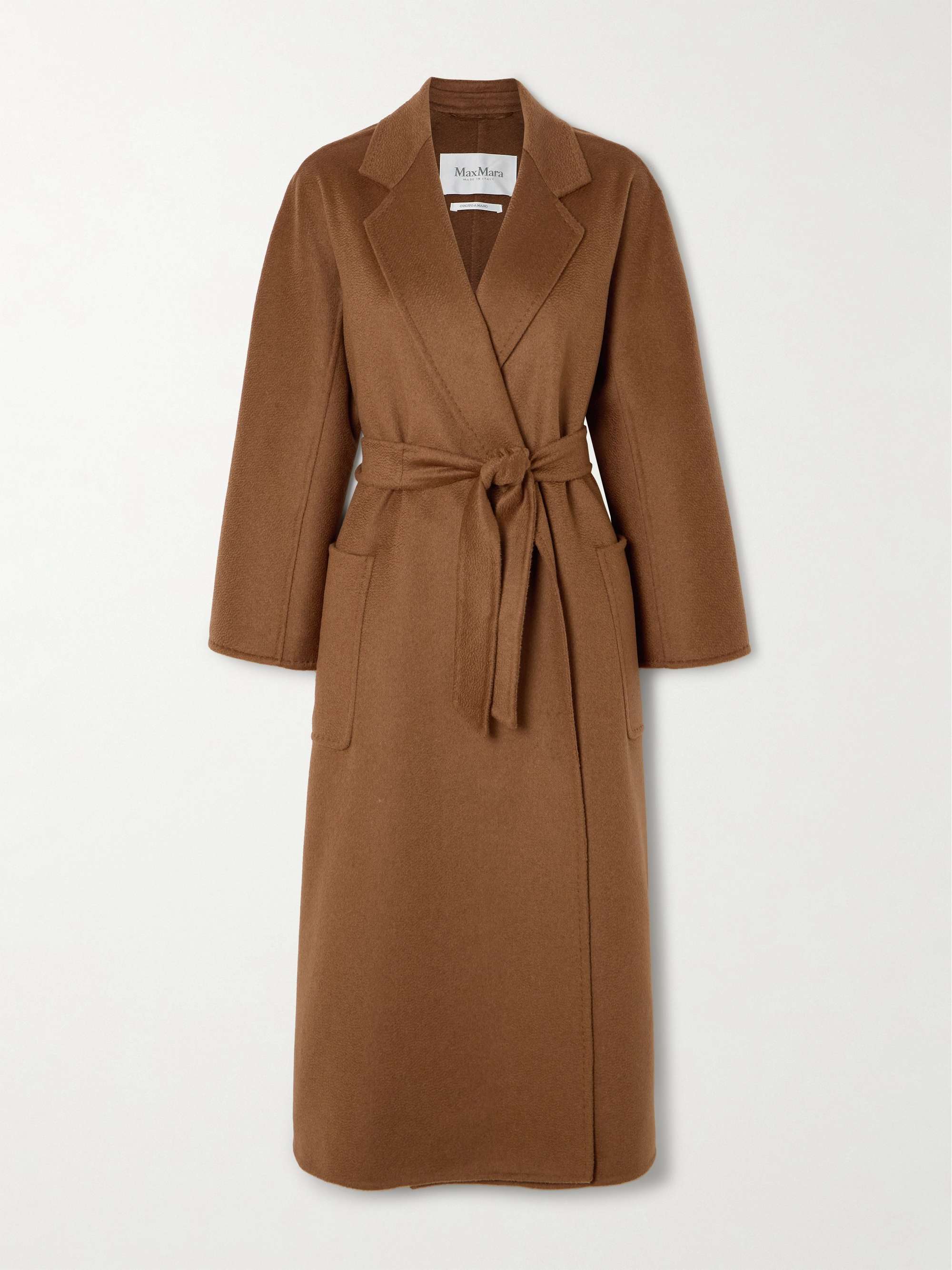 Ludmilla belted cashmere coat view