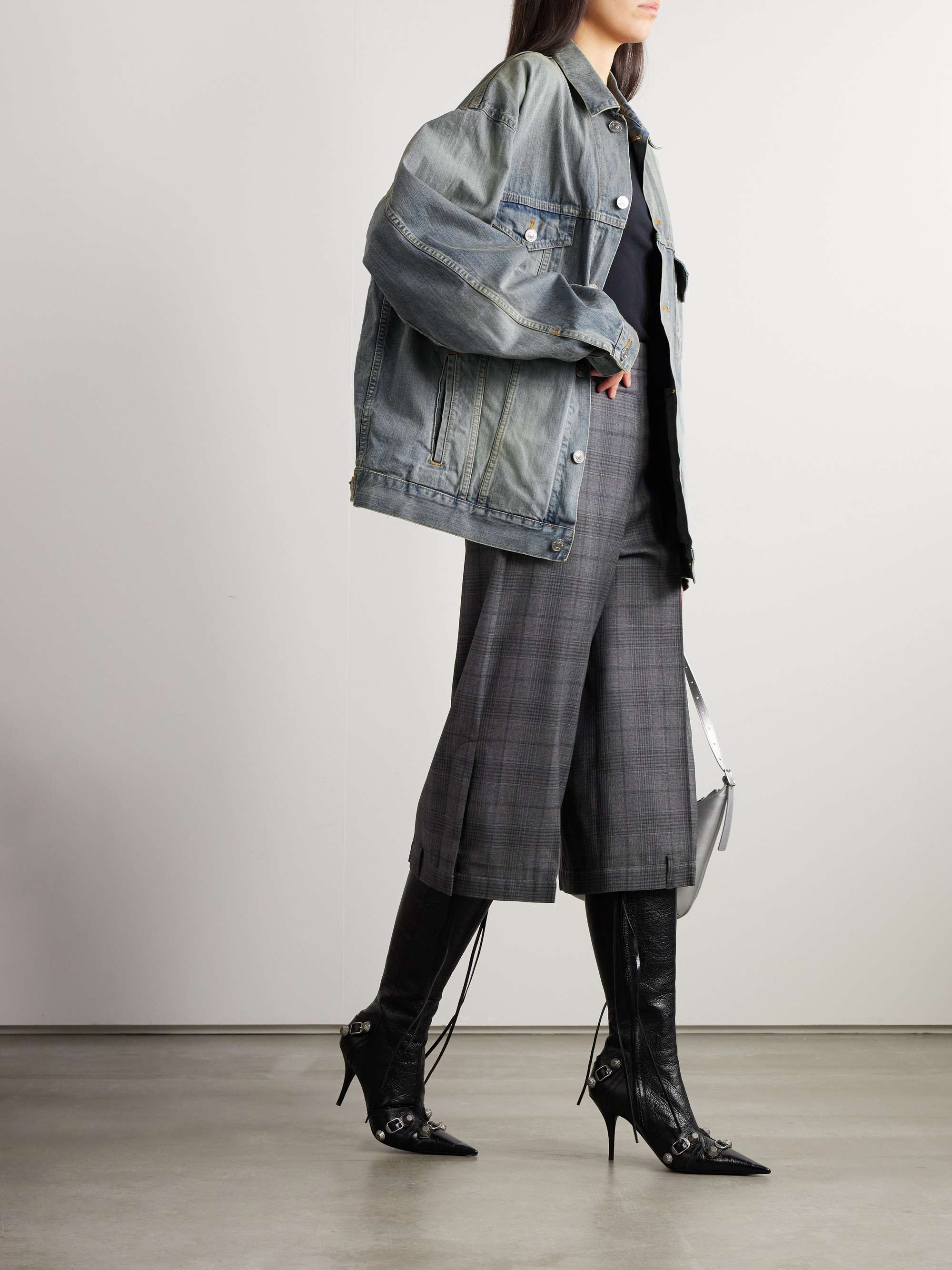 Oversized denim jacket view