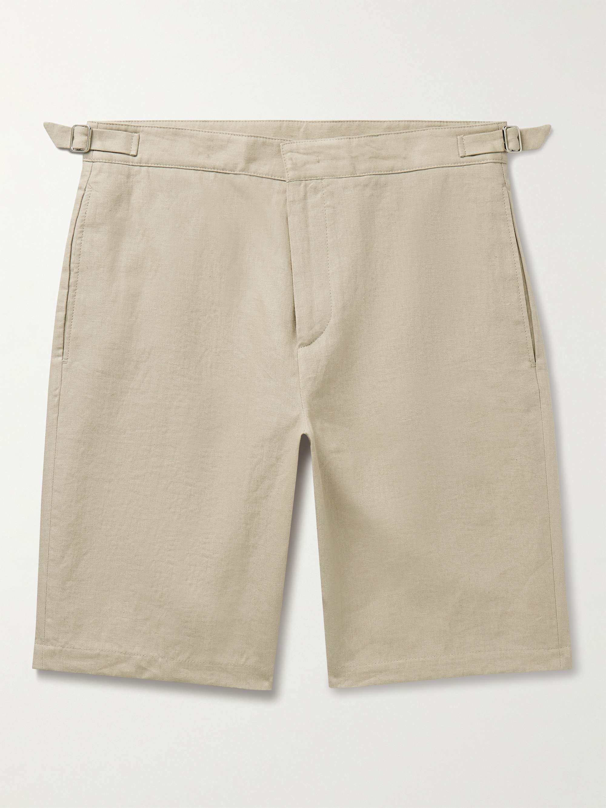 Majuro Straight-Leg Linen Bermuda Shorts view