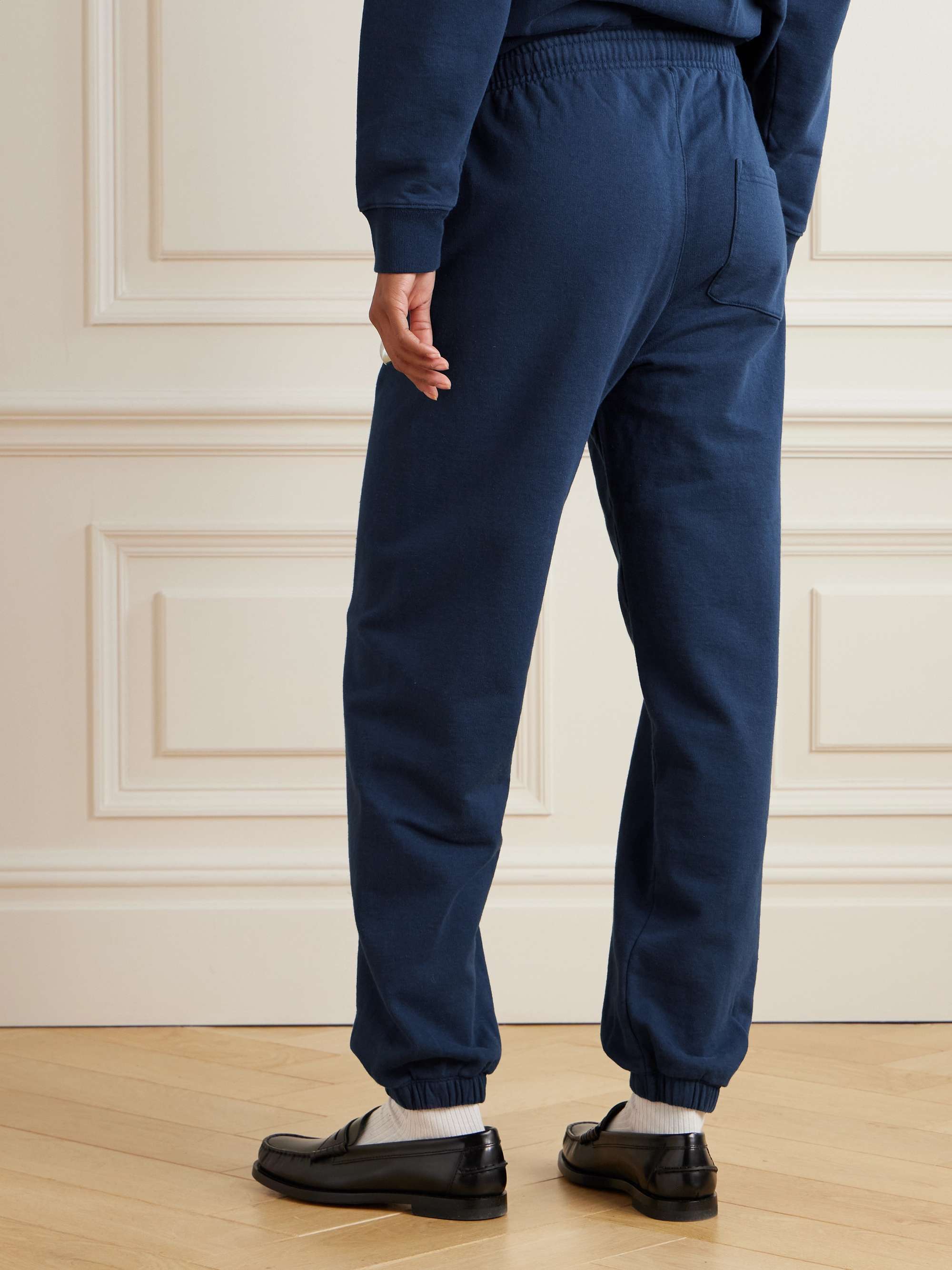 Vendome Resort printed cotton-jersey tapered track pants view