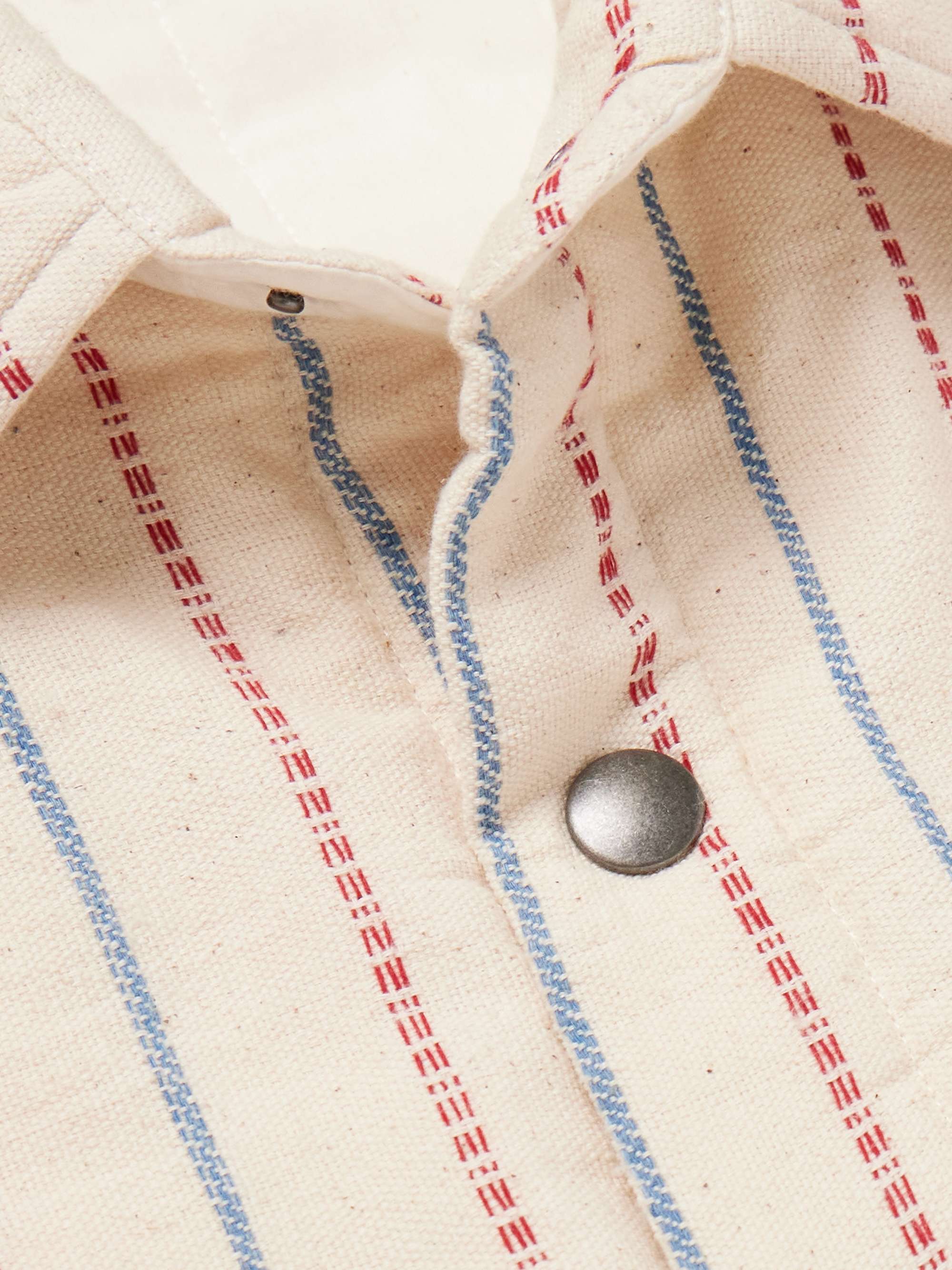 Woody Striped Cotton Jacket view