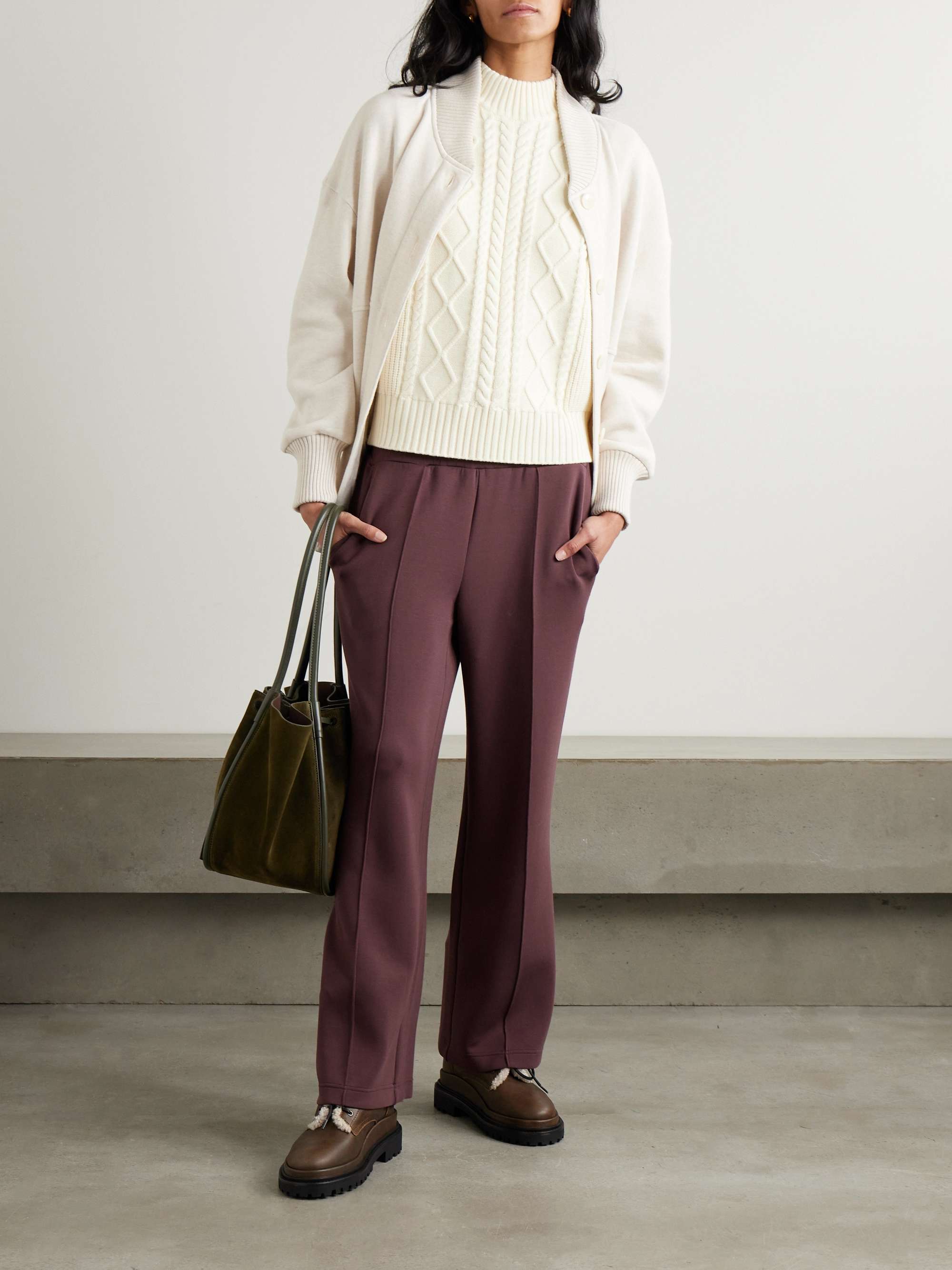 Joilette cable-knit sweater vest view