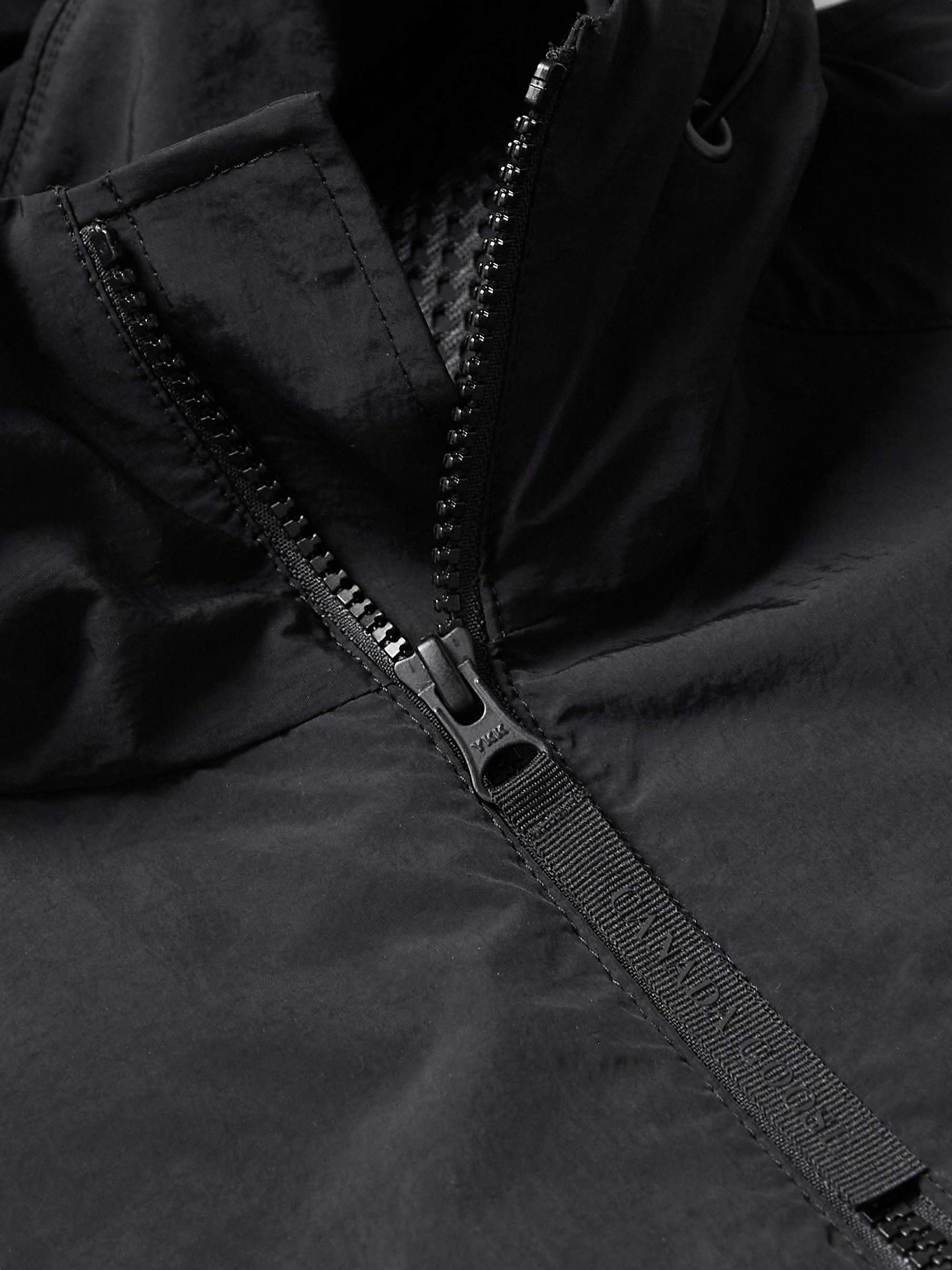 Faber Logo-Appliquéd Shell Hooded Jacket view