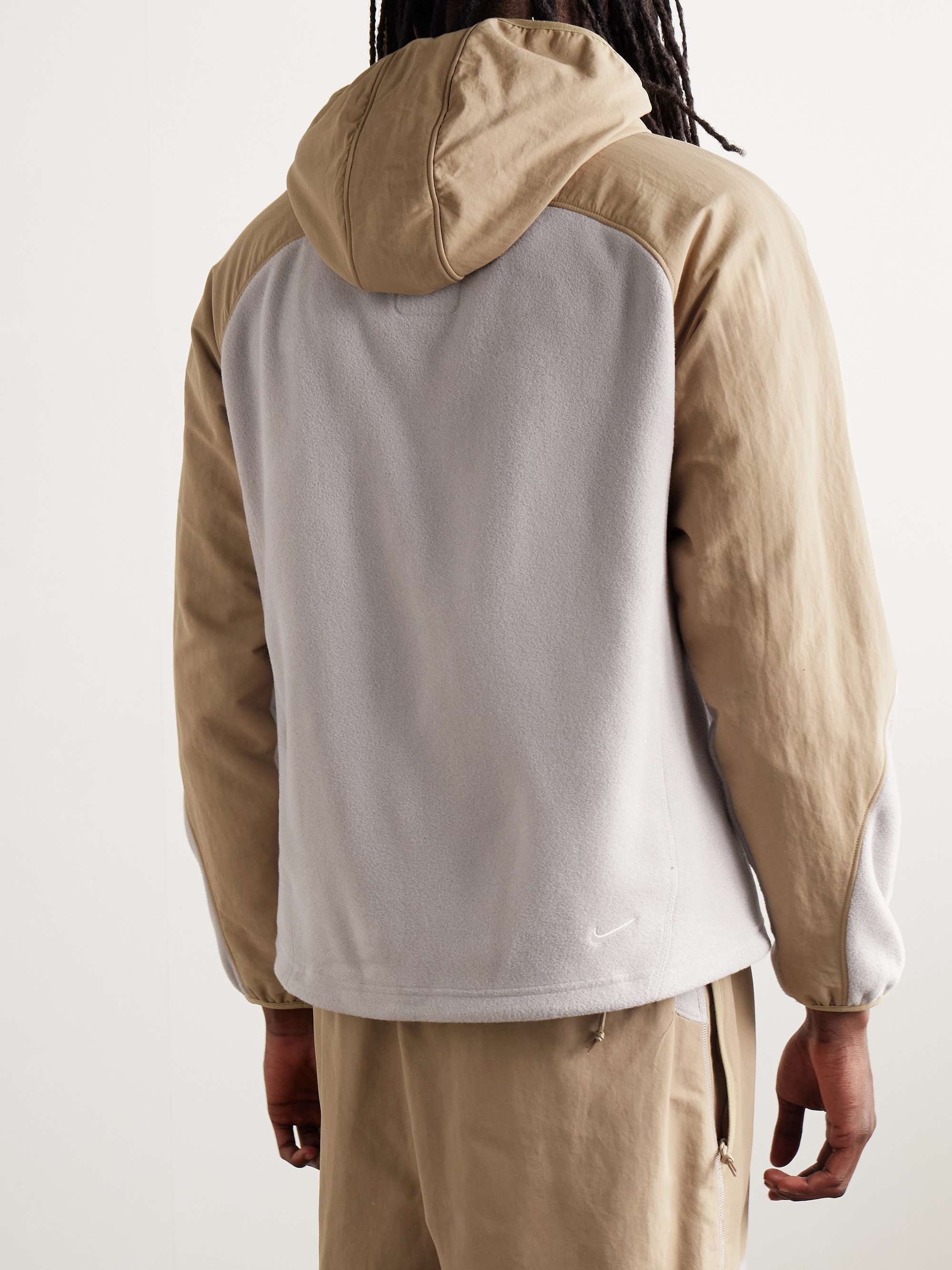 ACG Wolf Tree Panelled Polartec® Fleece and Nylon Hooded Jacket view