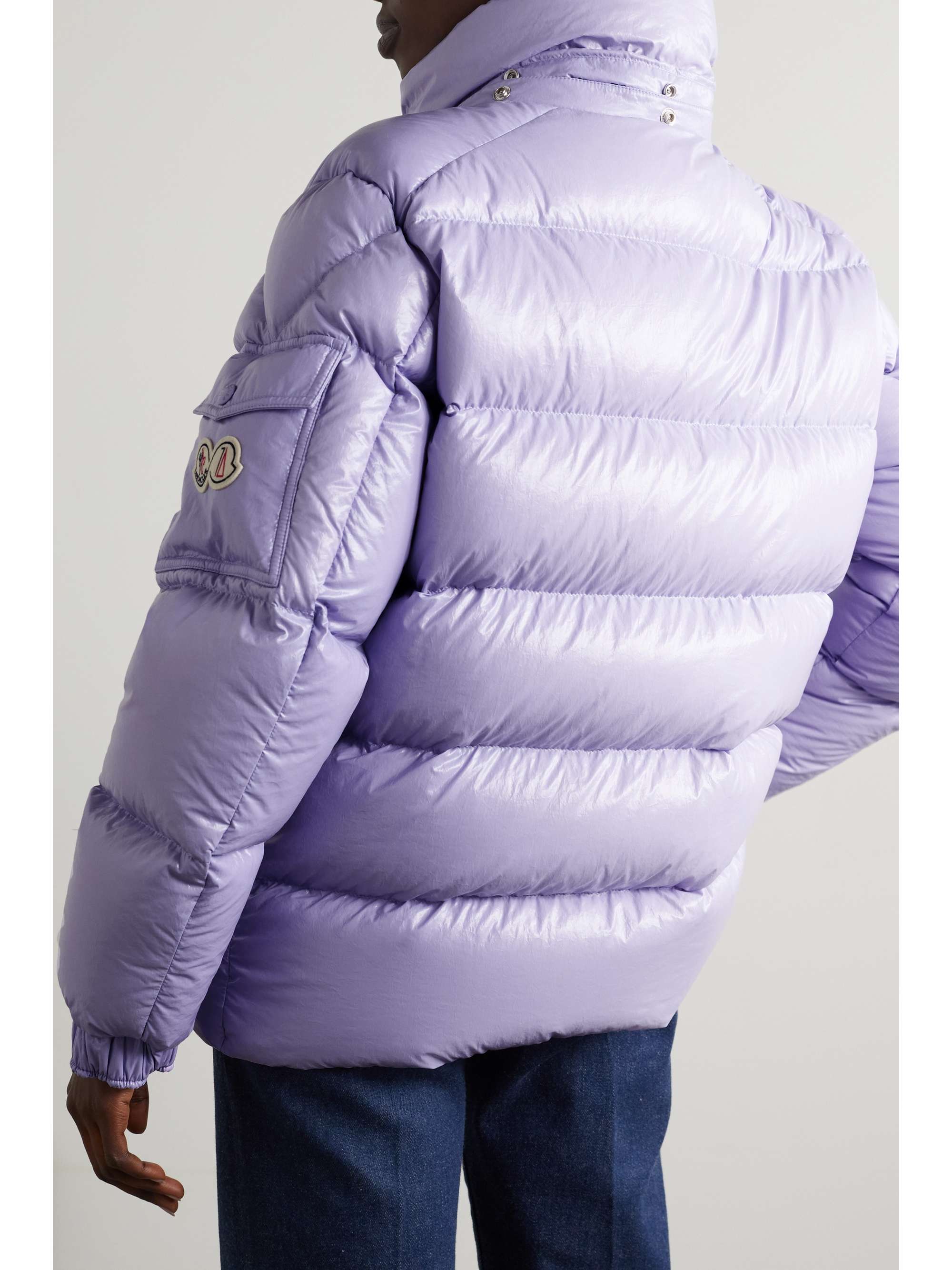 Maya quilted shell down jacket view