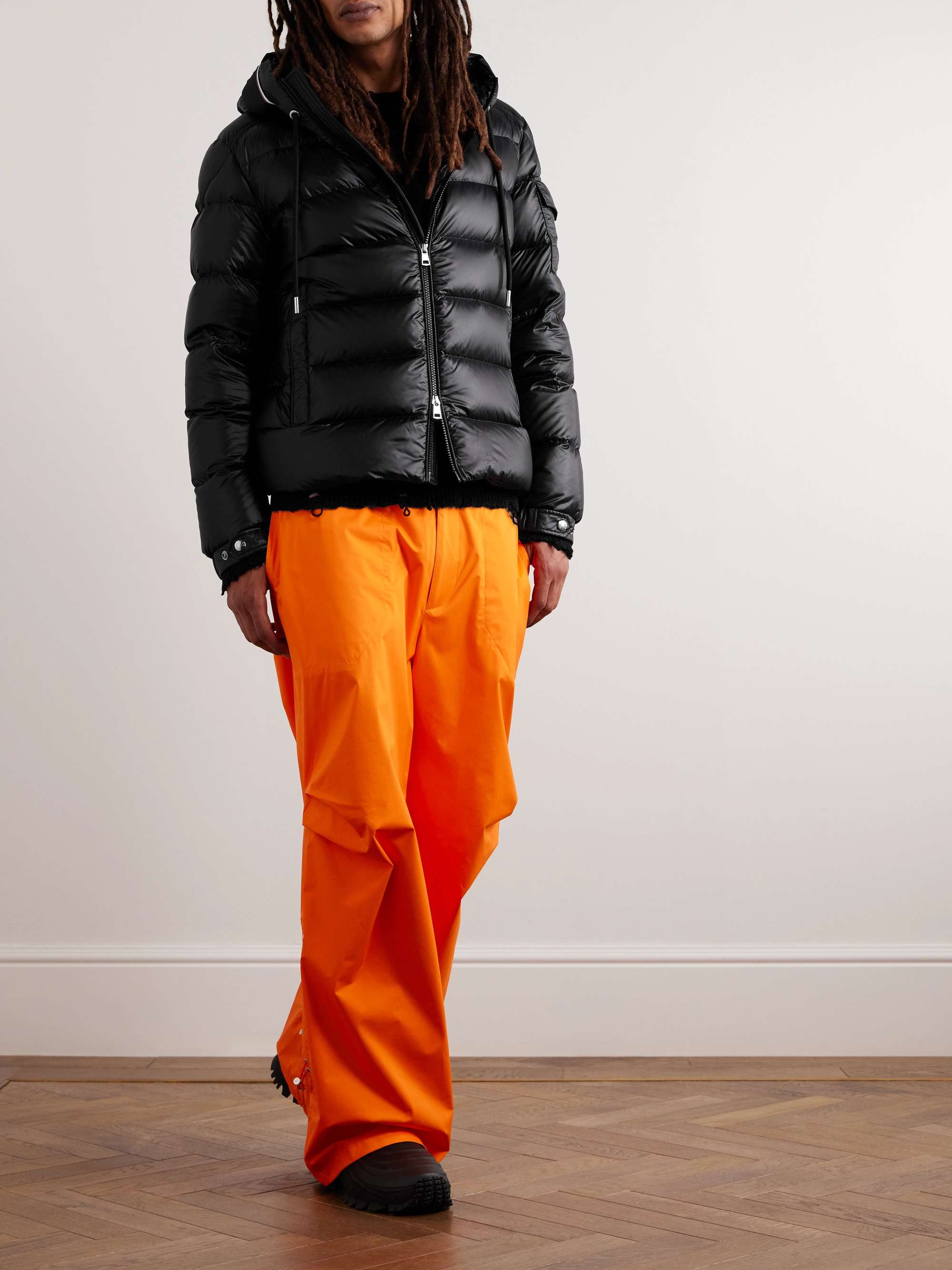 Pavin Logo-Appliquéd Quilted Shell Hooded Down Jacket view