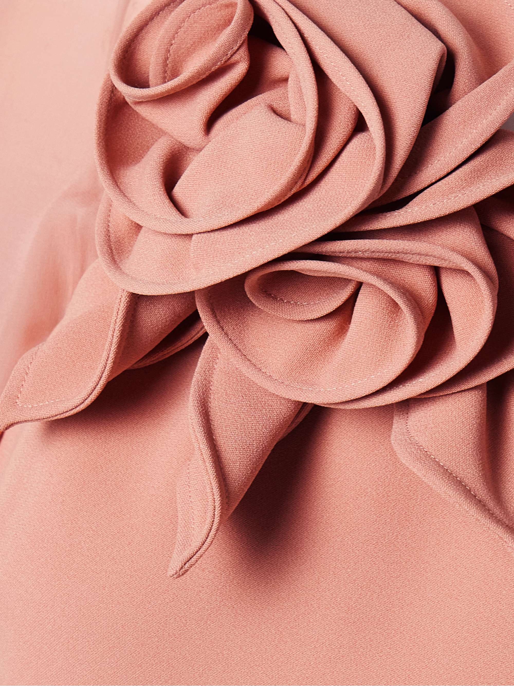 Cape-effect appliquéd chiffon-trimmed cady jumpsuit view