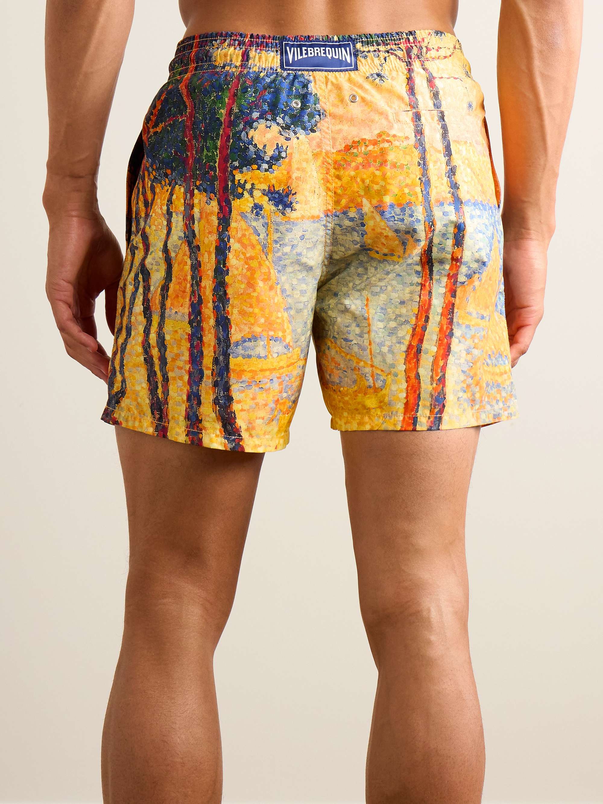 + Paul Signac Moopea Straight-Leg Short-Length Printed Recycled Swim Shorts view