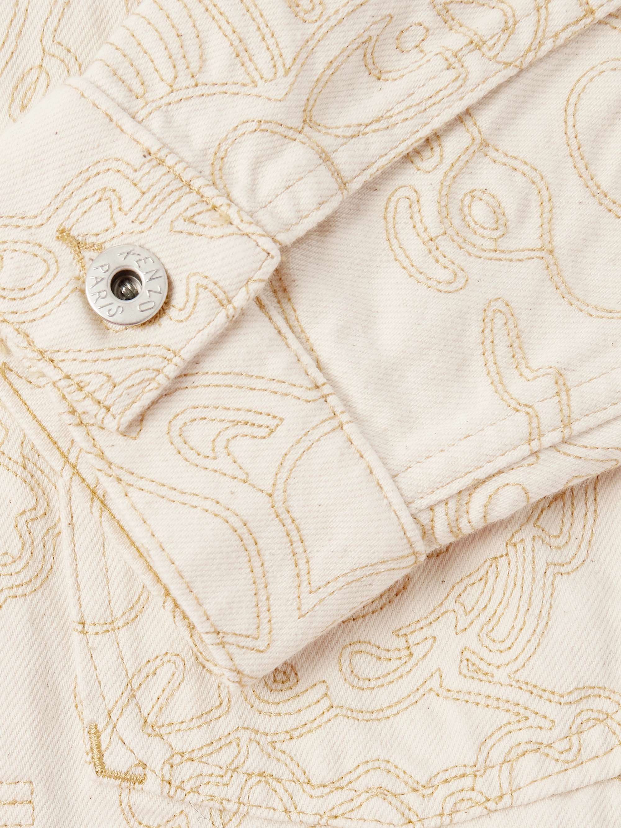 + Verdy Embroidered Denim Trucker Jacket view