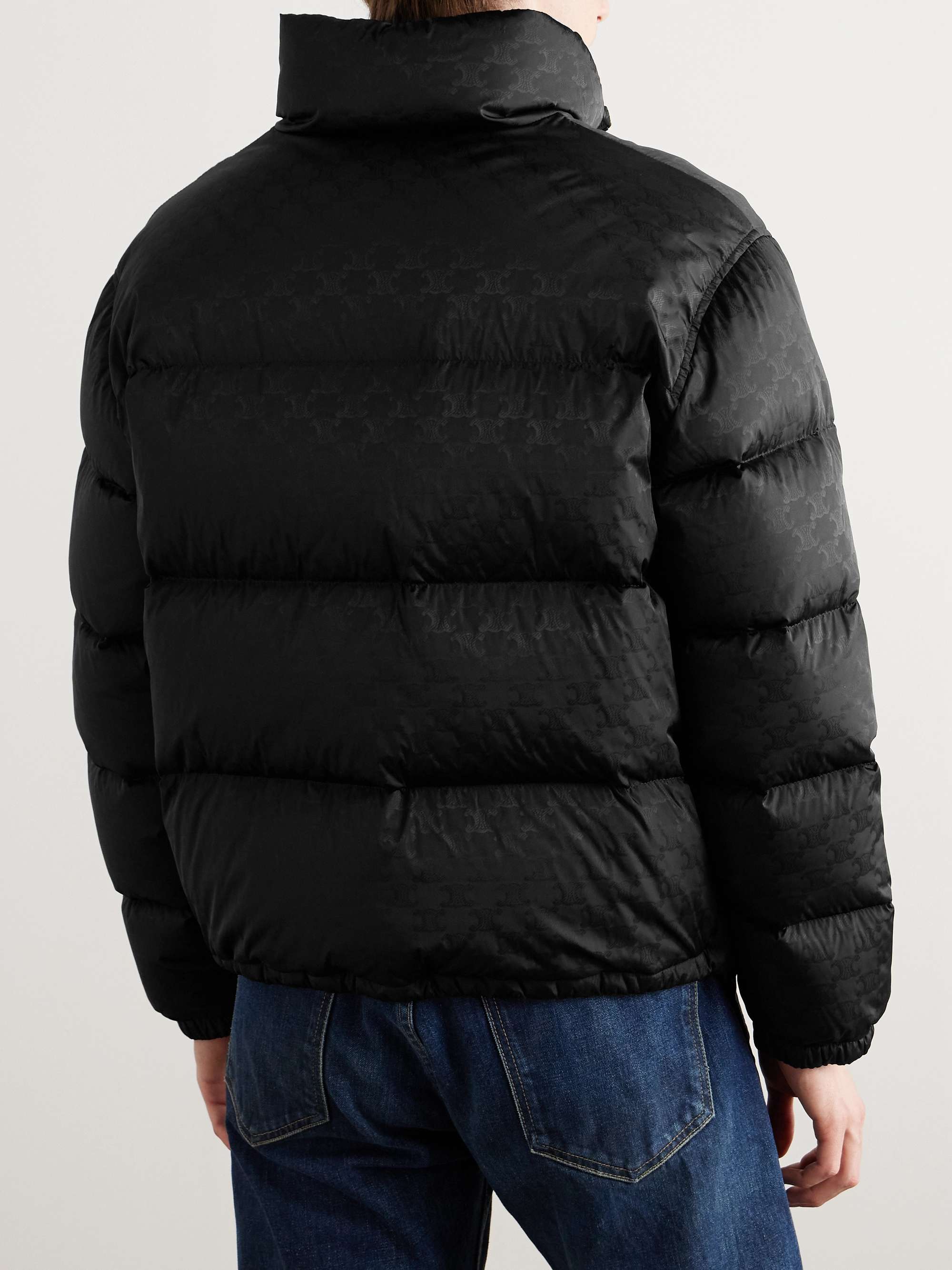 Quilted Logo-Jacquard Nylon Down Jacket view