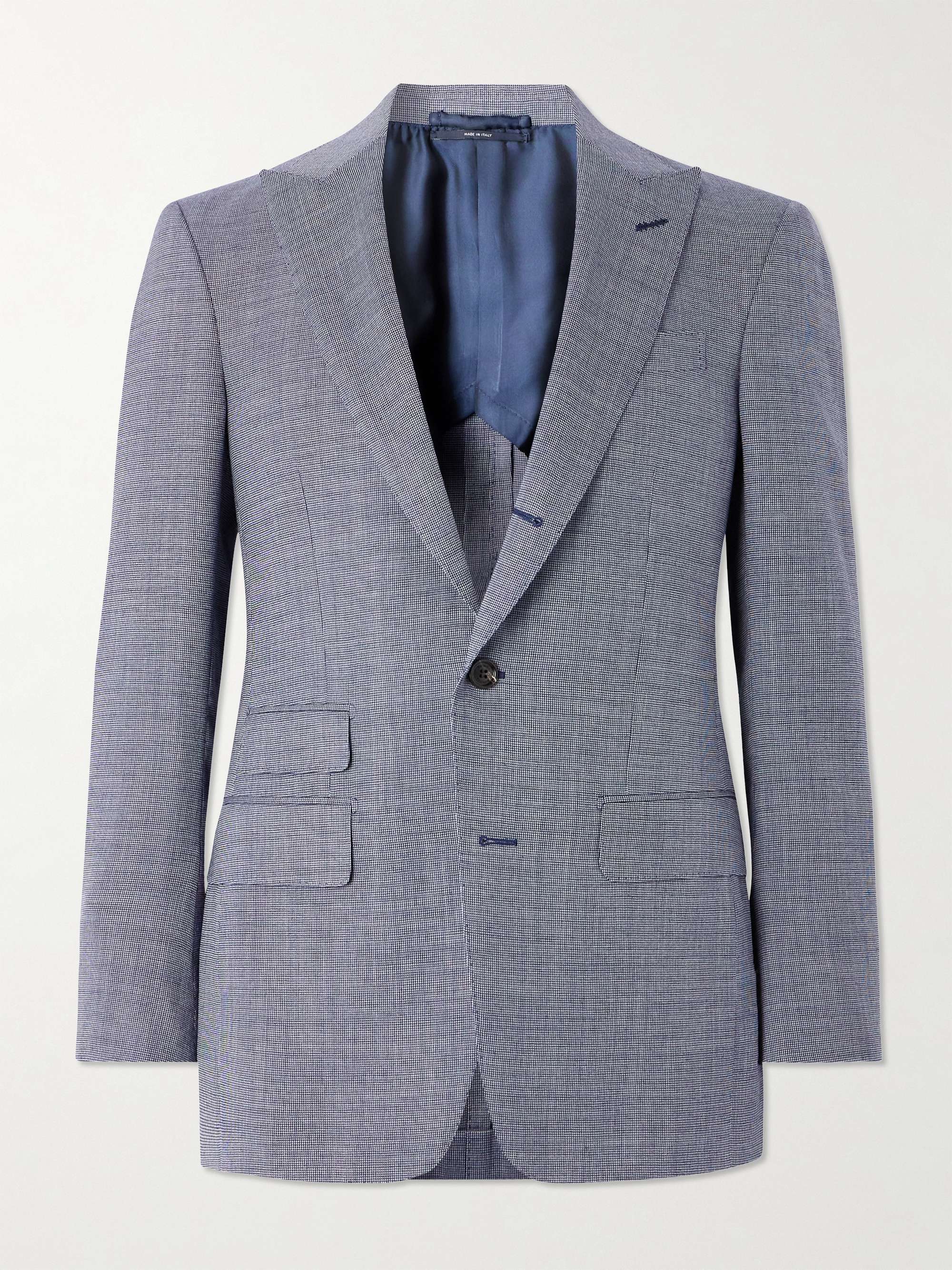 Bourdon Nailhead Wool Suit Jacket view
