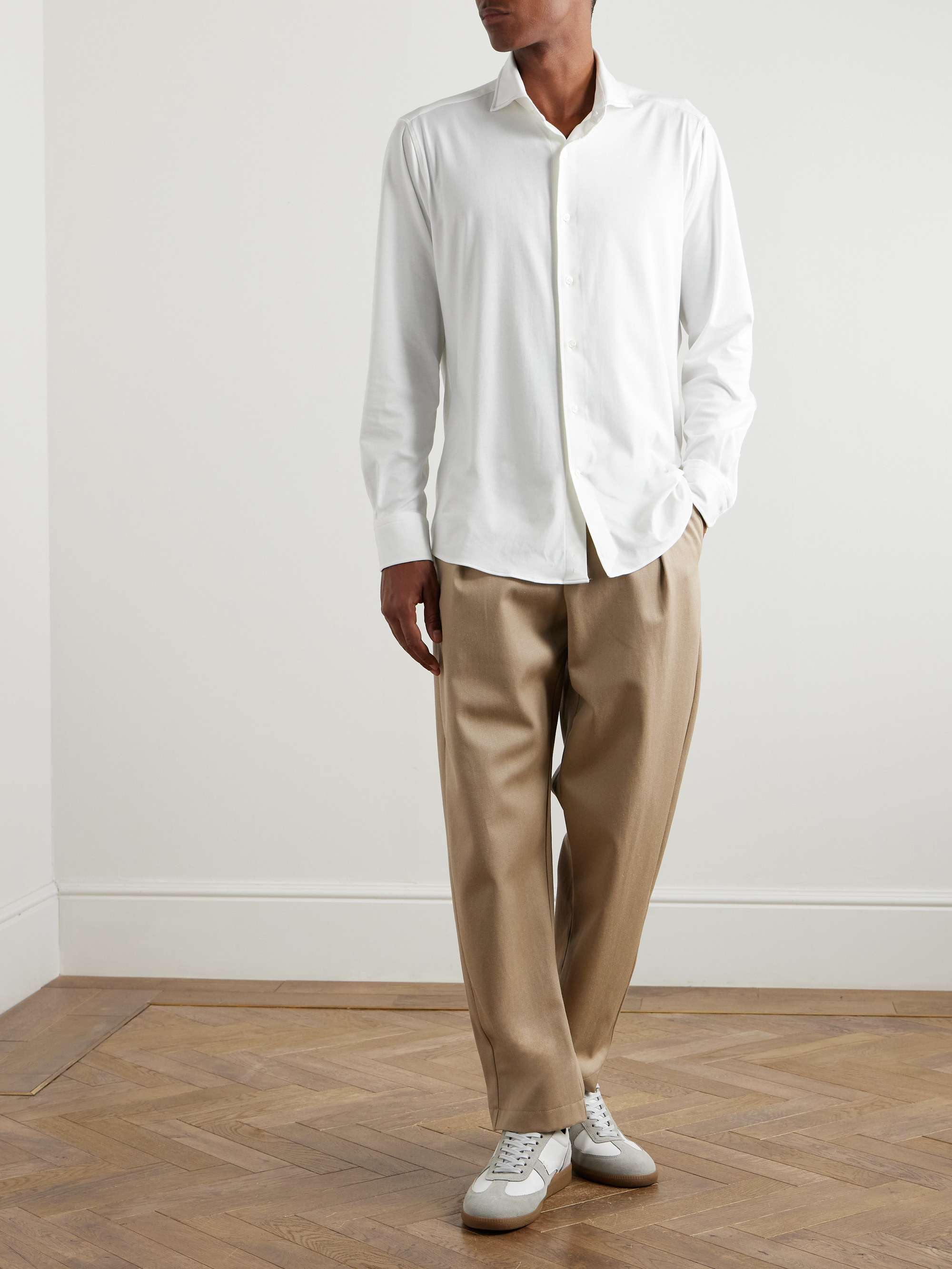 Excursionist Flex Cotton-Blend Jersey Shirt view