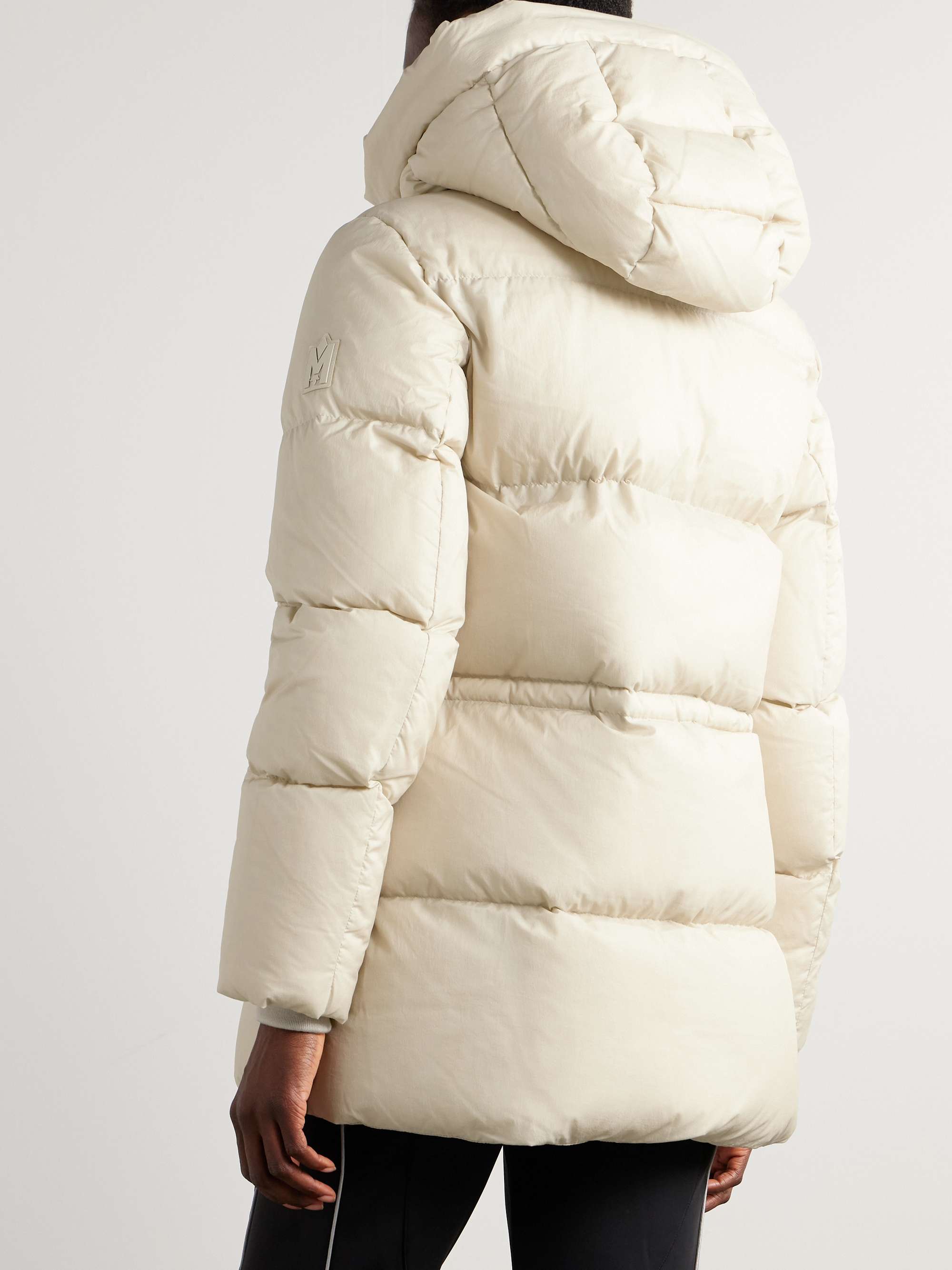 Freya hooded quilted shell down jacket view