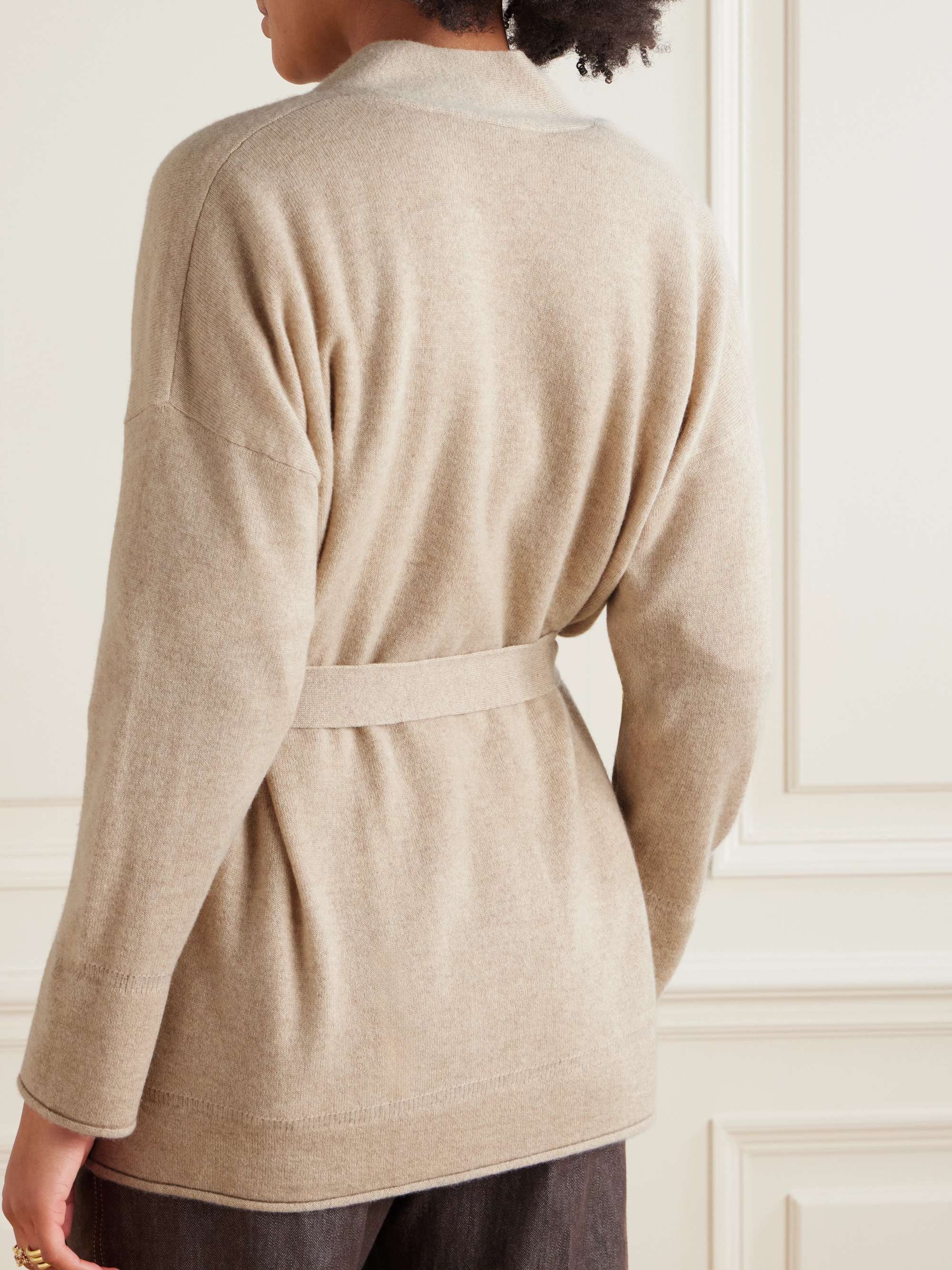 Arno belted cashmere cardigan view