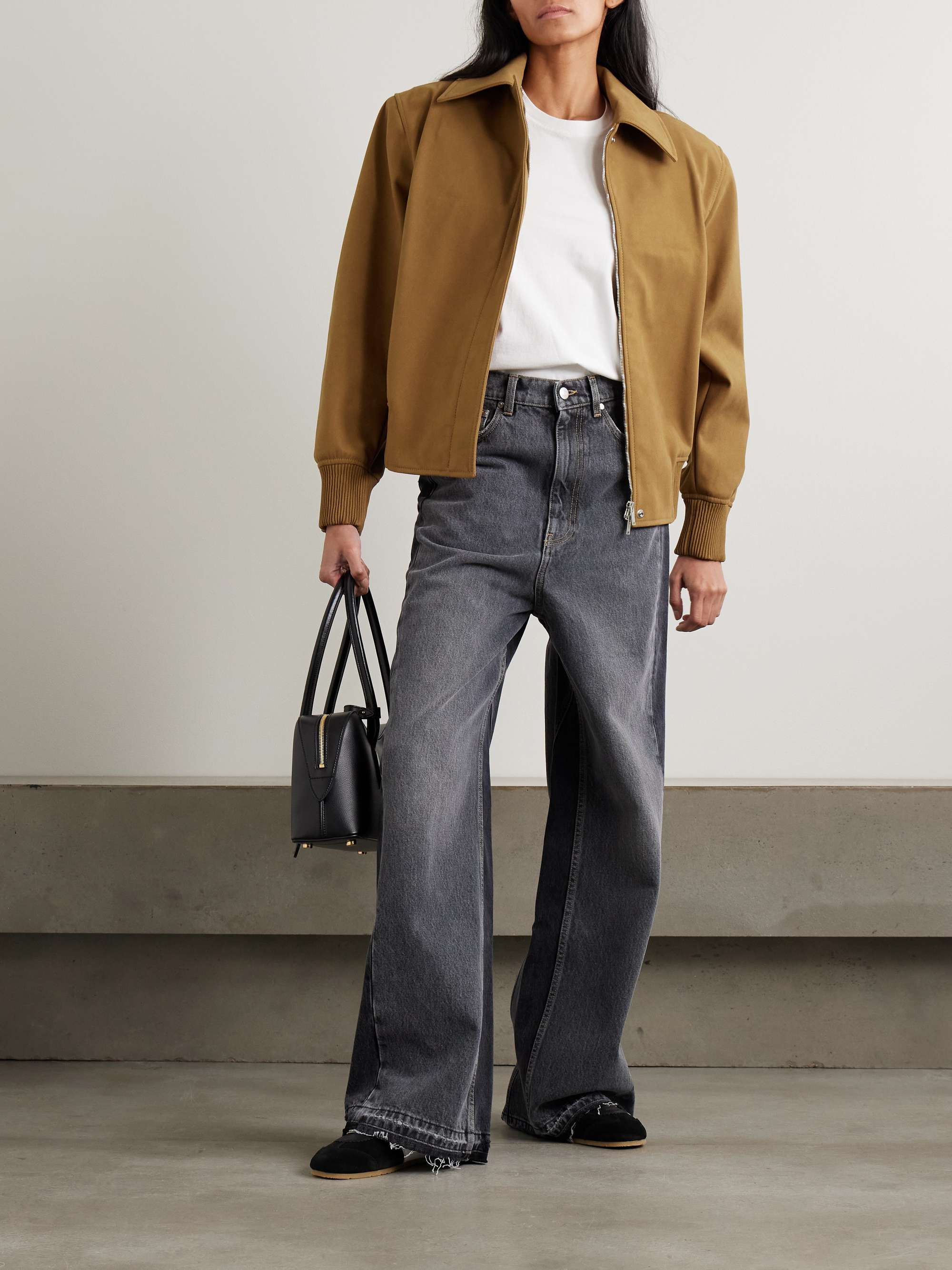 Oversized bomber jacket view