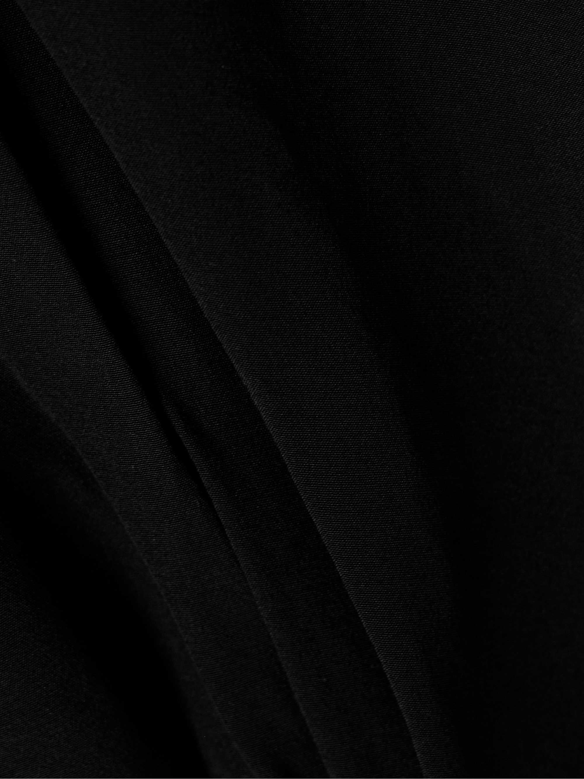Shiloh draped silk thong bodysuit view
