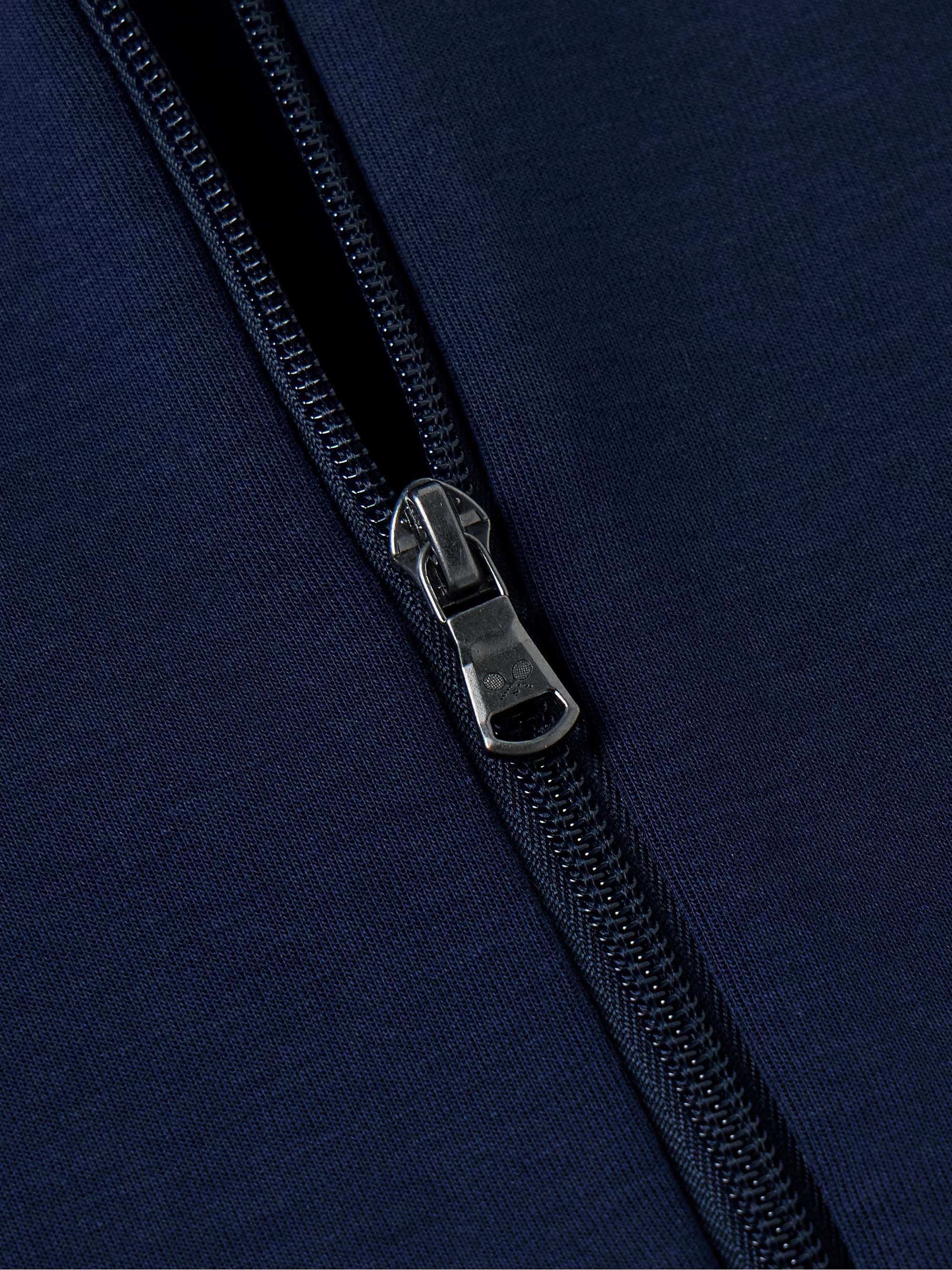 + Wimbledon Mesh-Trimmed Cotton-Blend Jersey Track Jacket view